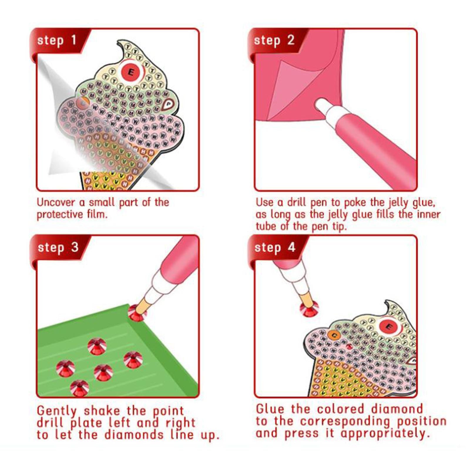 Painting Keychains for Holiday Festivel Gift Xmas Decor Gift Kids and Adults 8Pcs