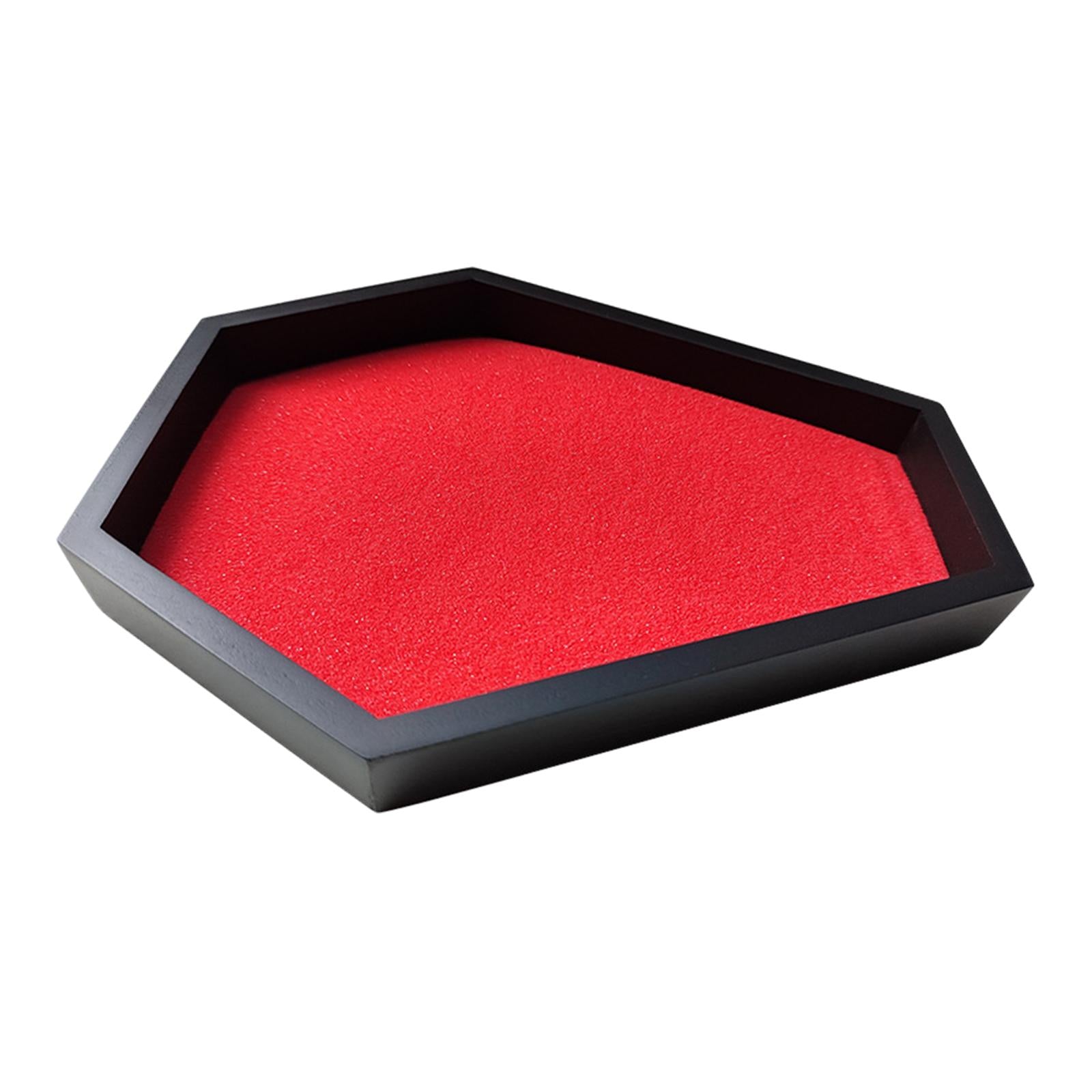 Tray Garden with Sand Spooky Goth Halloween Decor for Tables Desk Home Red