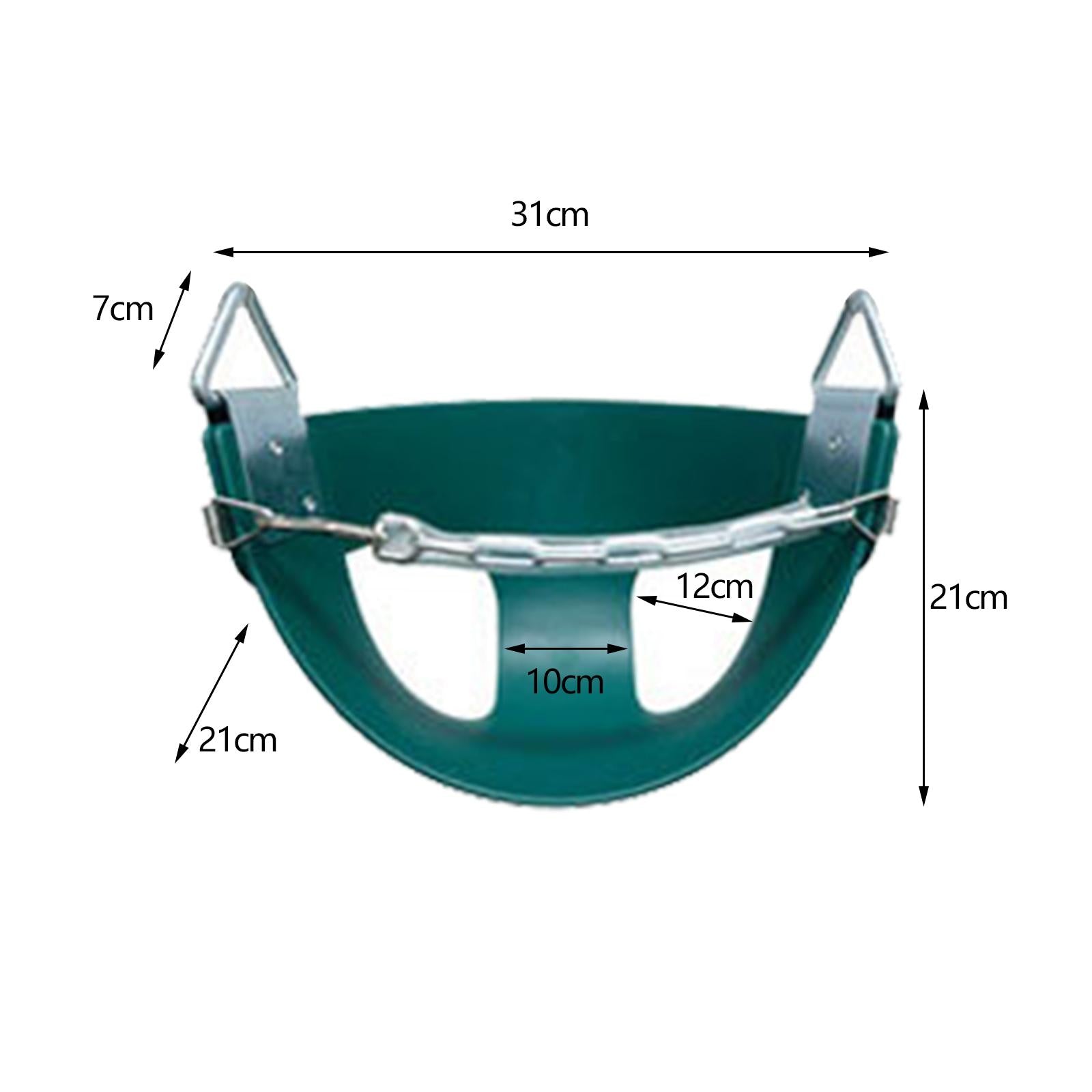 Swing Seat Swing Sets Easy Install High Back Bucket for Hiking Yard Playroom pp rope