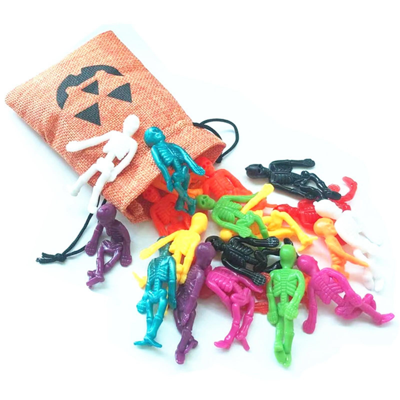 20Pcs Halloween Skeletons Decor Realistic for Lawn Garden Backyard