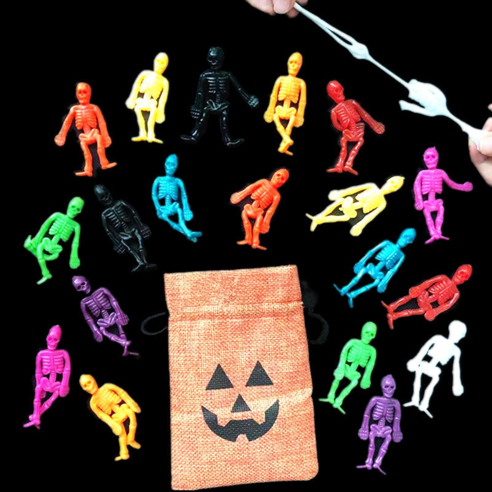 20Pcs Halloween Skeletons Decor Realistic for Lawn Garden Backyard