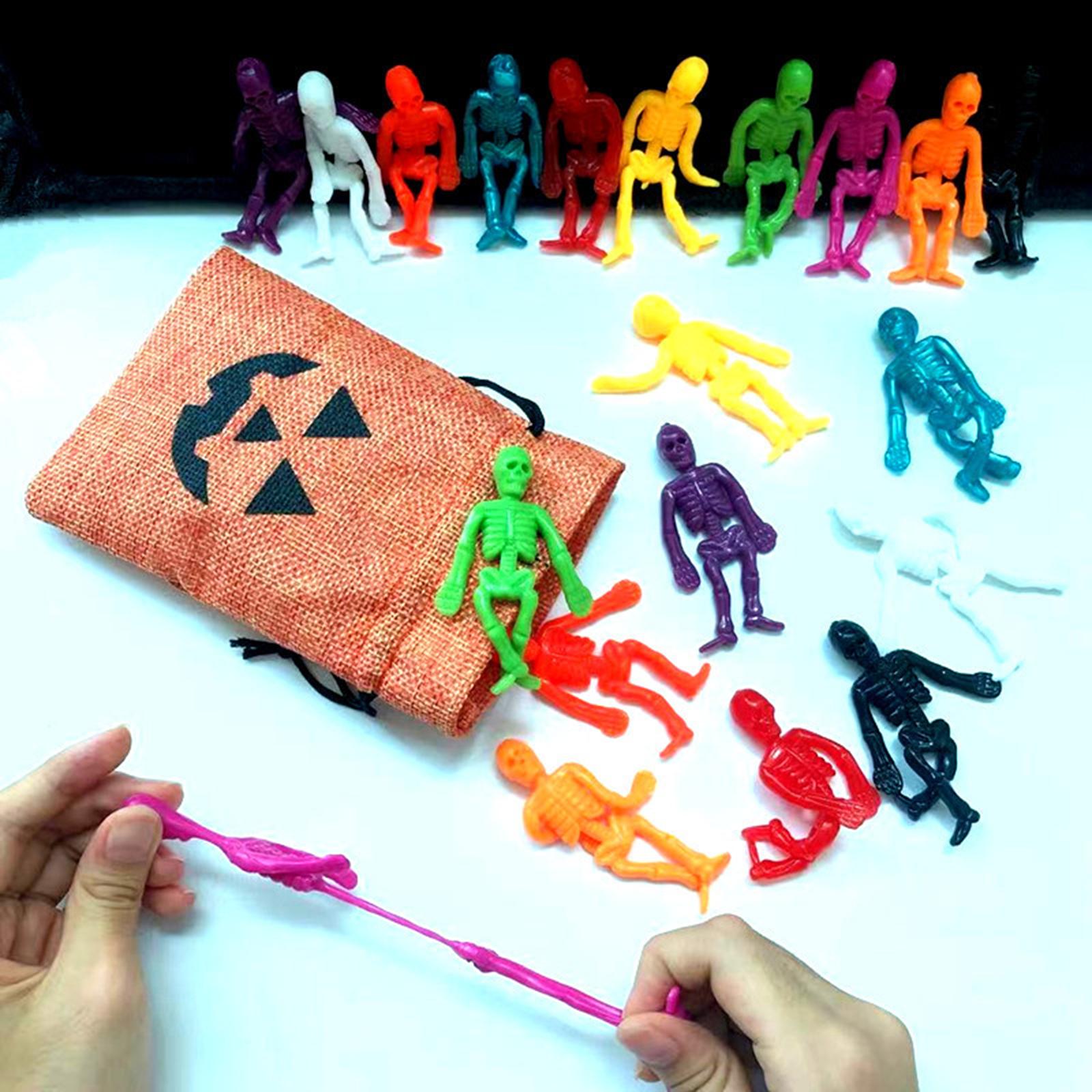 20Pcs Halloween Skeletons Decor Realistic for Lawn Garden Backyard