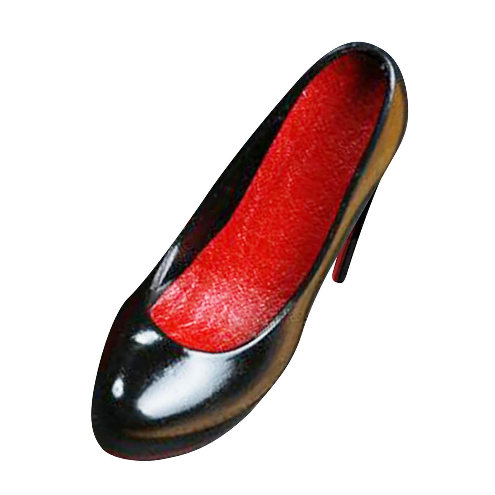 1:6 Scale Women's High Heel Shoes Simulated Heeled for 12inch Female Figures Black A