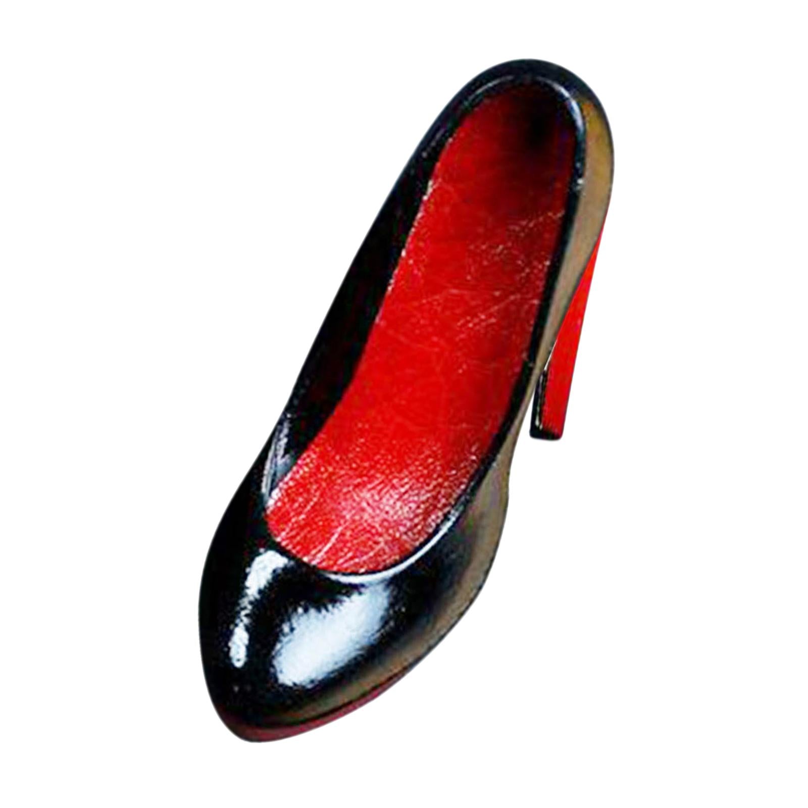 1:6 Scale Women's High Heel Shoes Simulated Heeled for 12inch Female Figures Black B