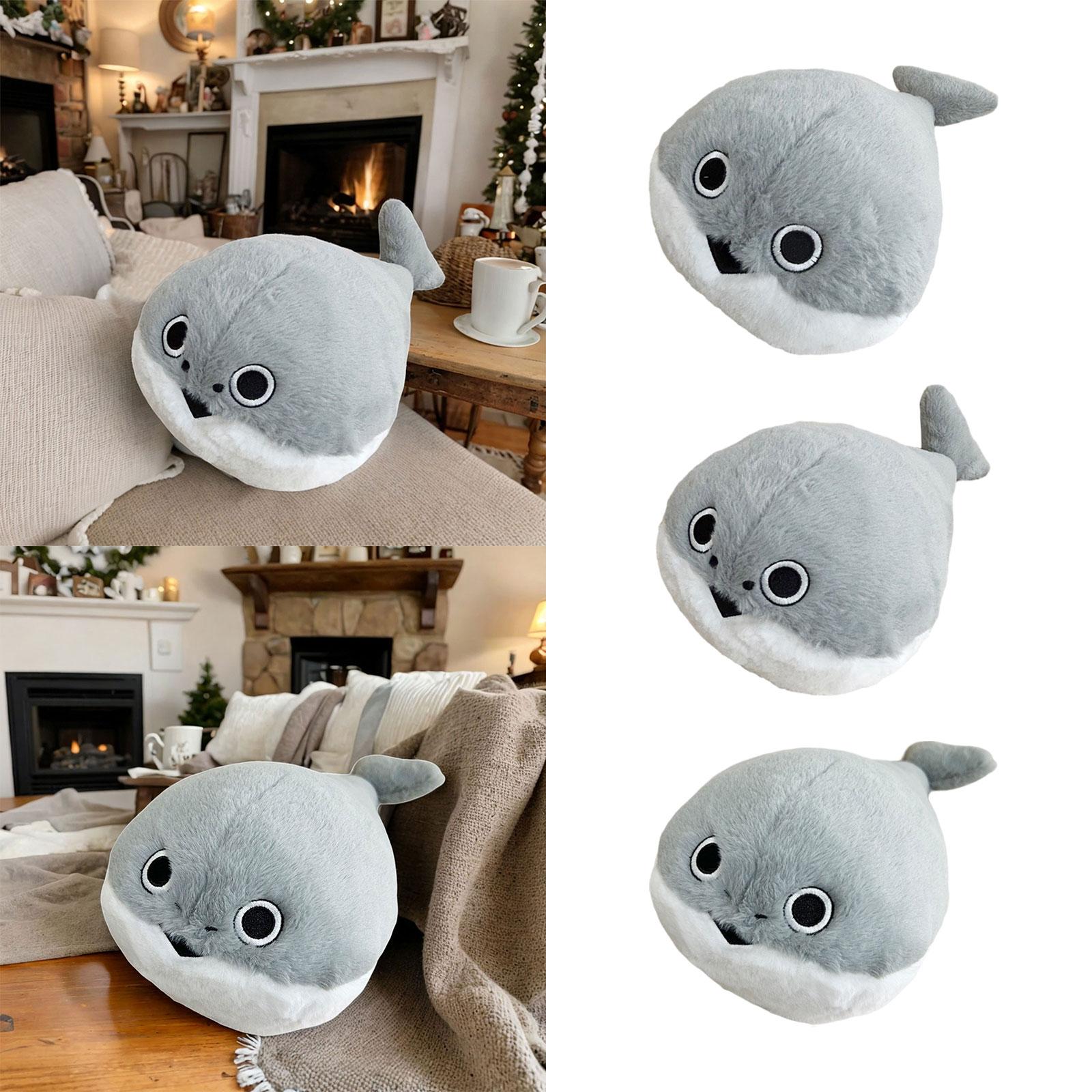 Fish Plush Toy Cartoon Funny Stuffed Animal Pillow for Festival Sofa Friends No Nostrils