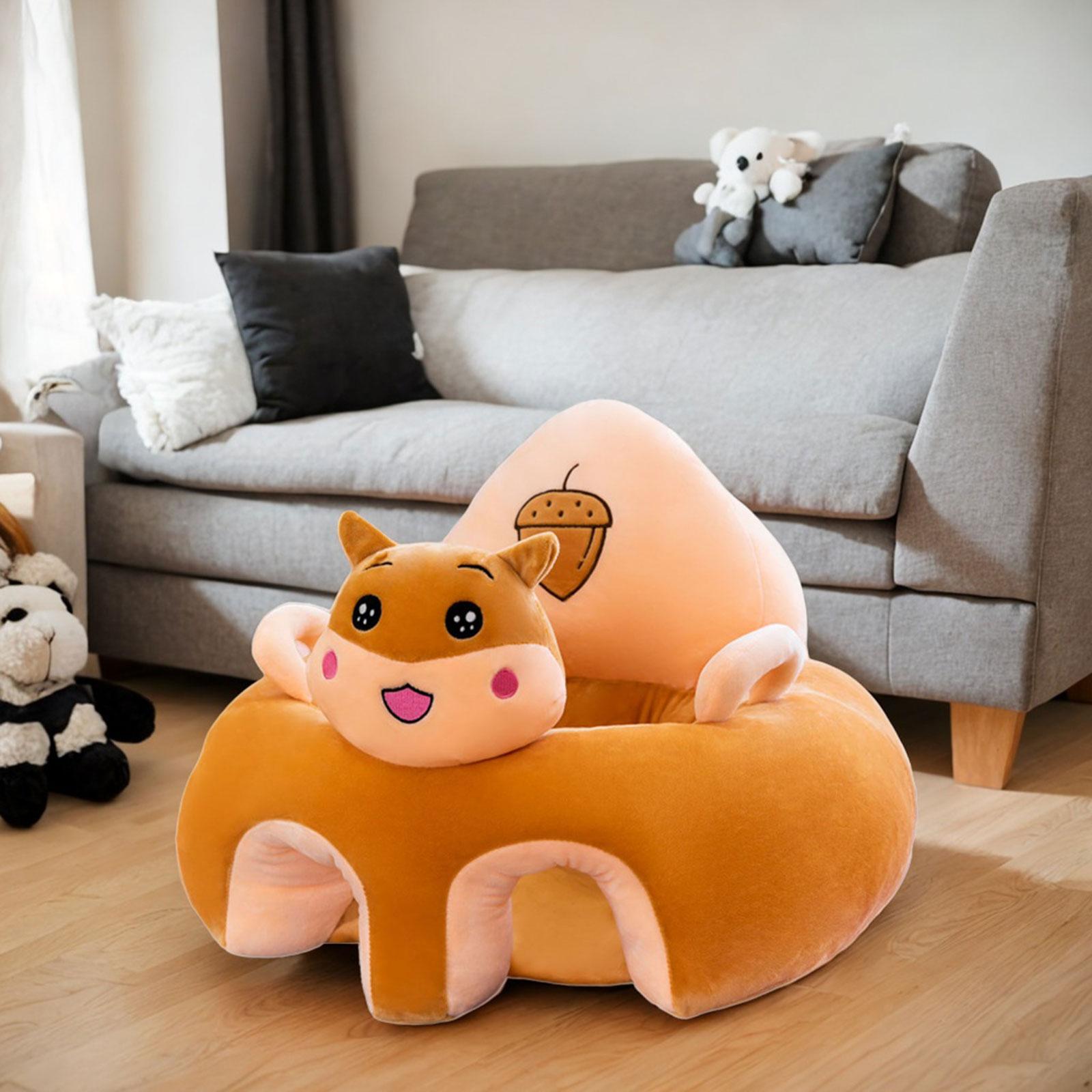 Cartoon Infant Support Seat Soft Learning Sitting Chairs for Boys Infant Gifts Hamster