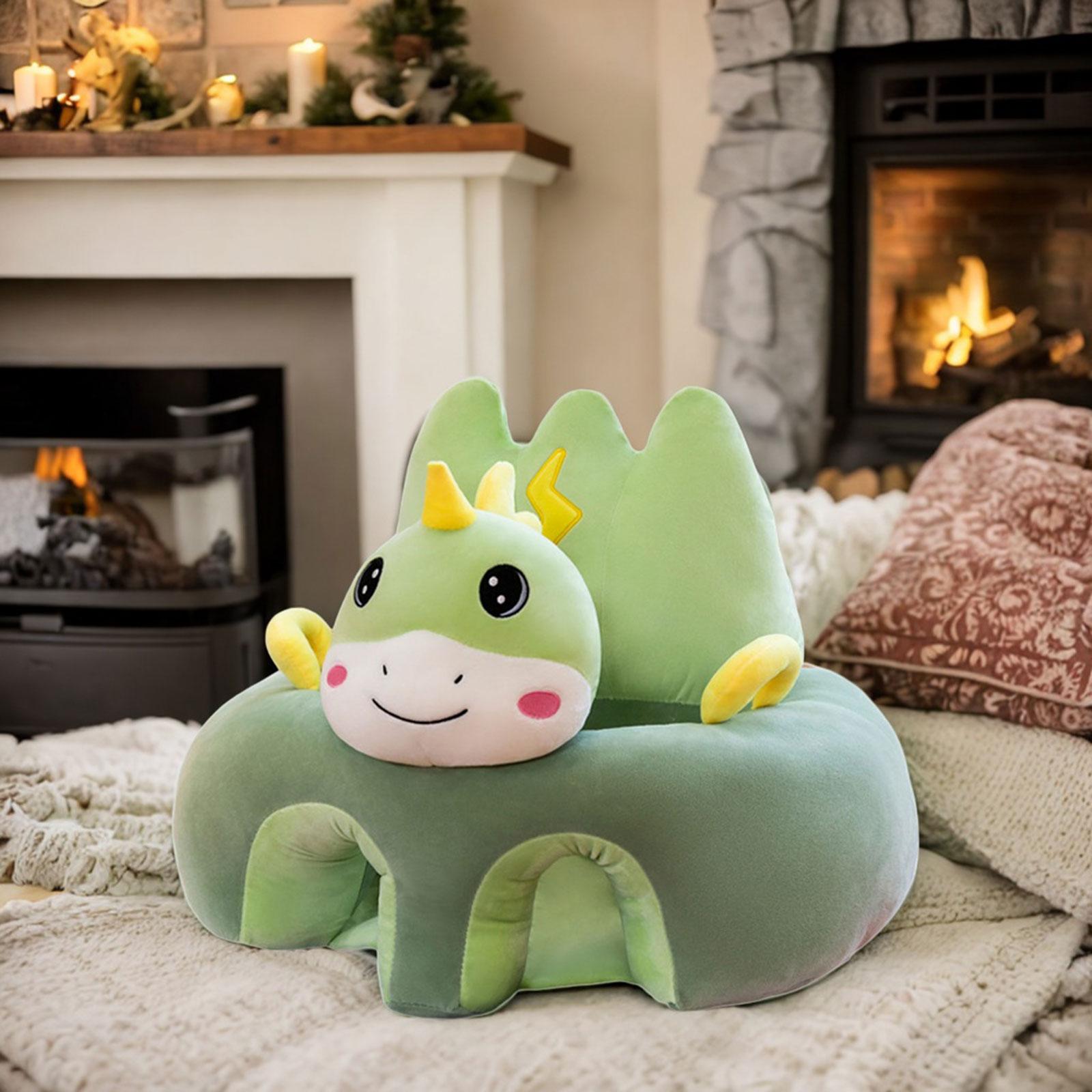 Cartoon Infant Support Seat Soft Learning Sitting Chairs for Boys Infant Gifts Dinosaur