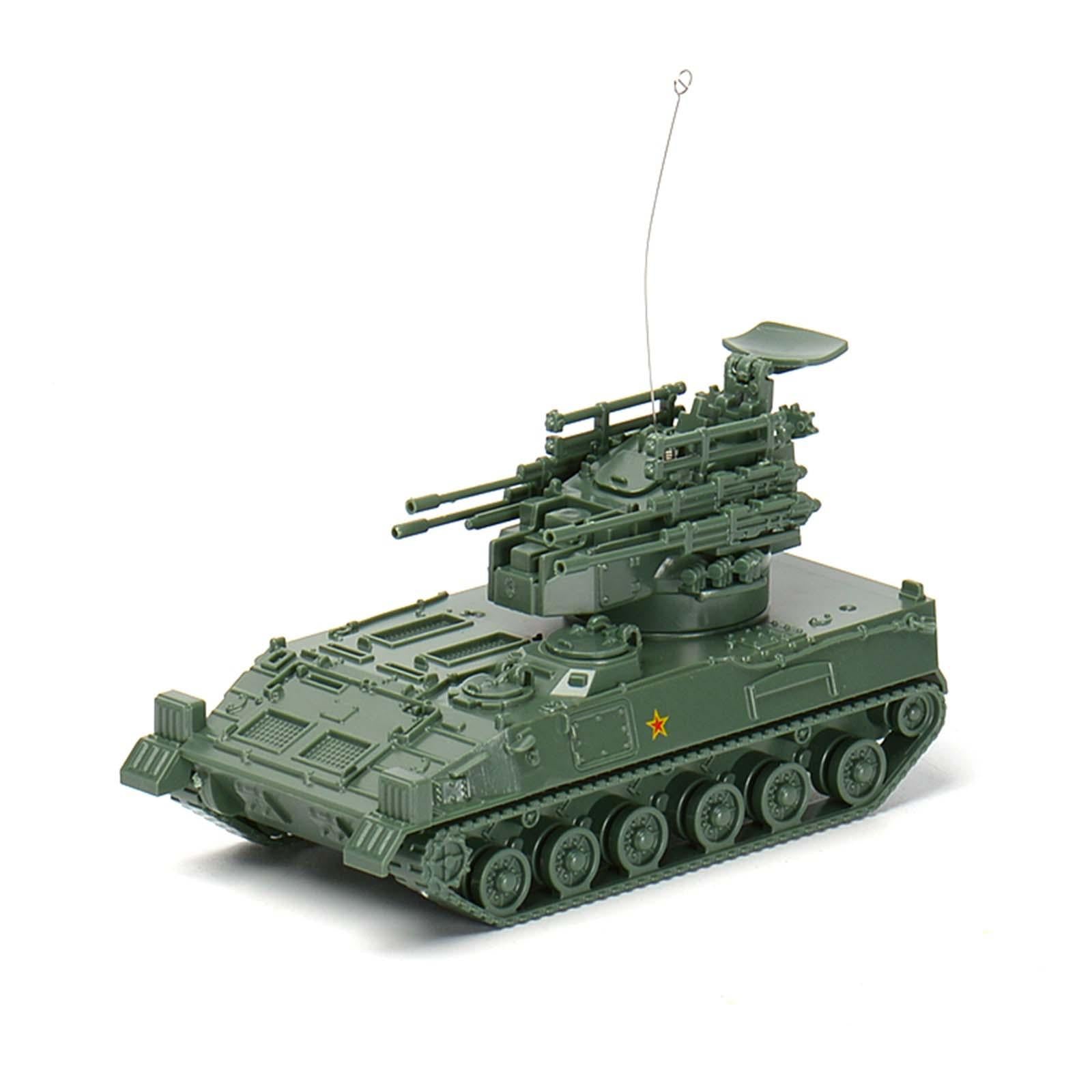 2x 1:72 Scale 4D Tank Model Tank Puzzle Toys for Table Scene Adults Children