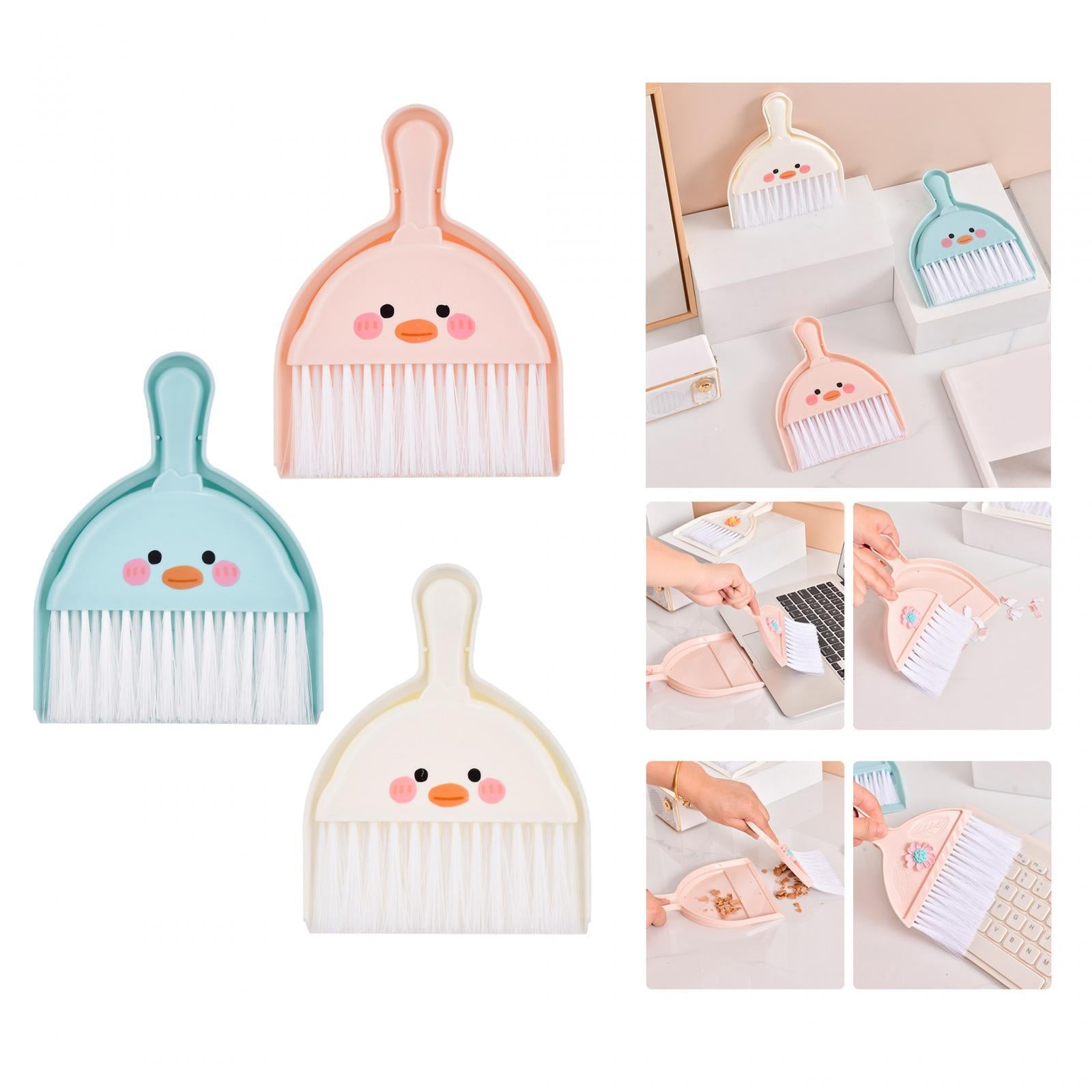 Small Broom and Dustpan Set Office Housekeeping Animal Waste Cleaning Tools