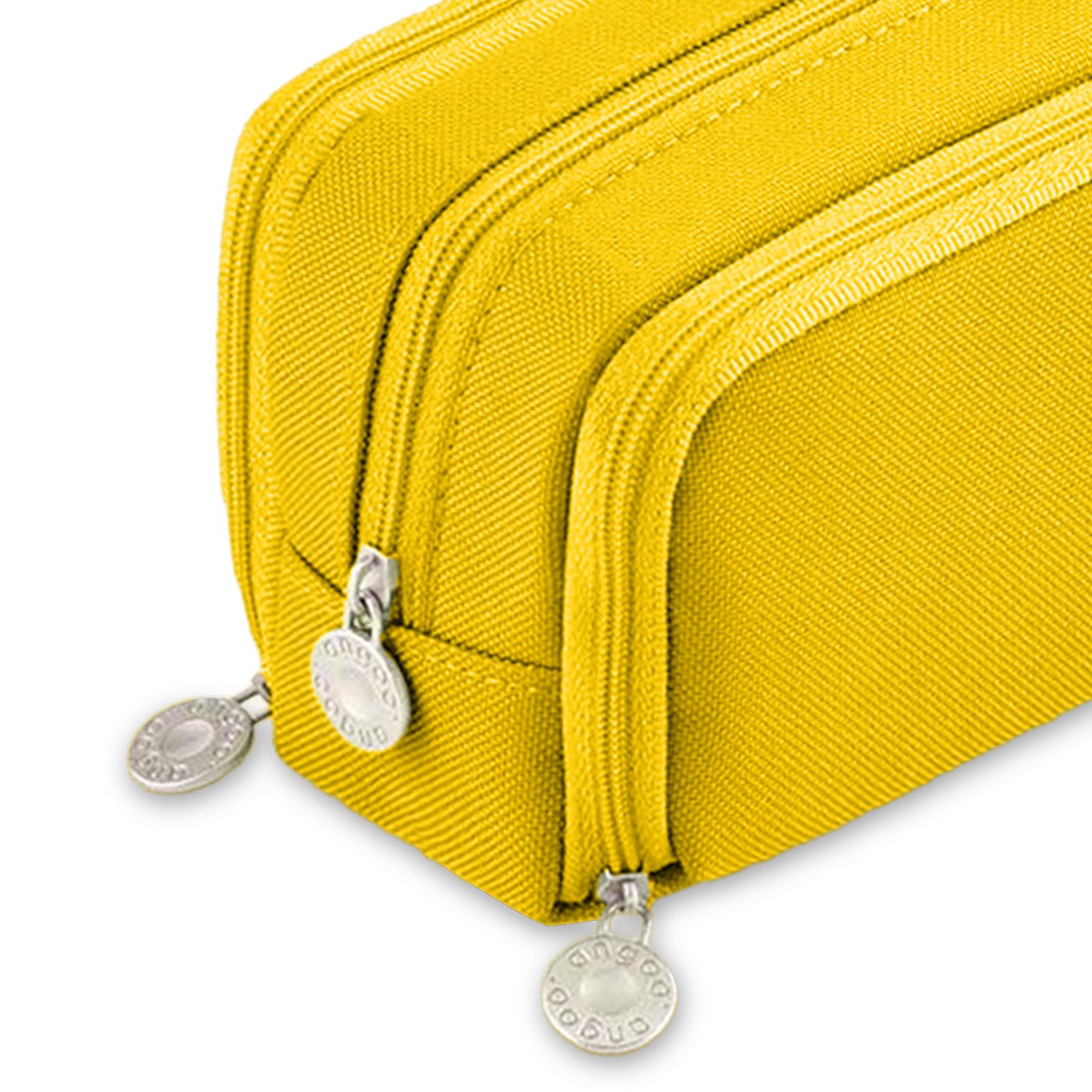 Pen Pouch Children Storage Portable School Kids Pencil Case Gift Yellow