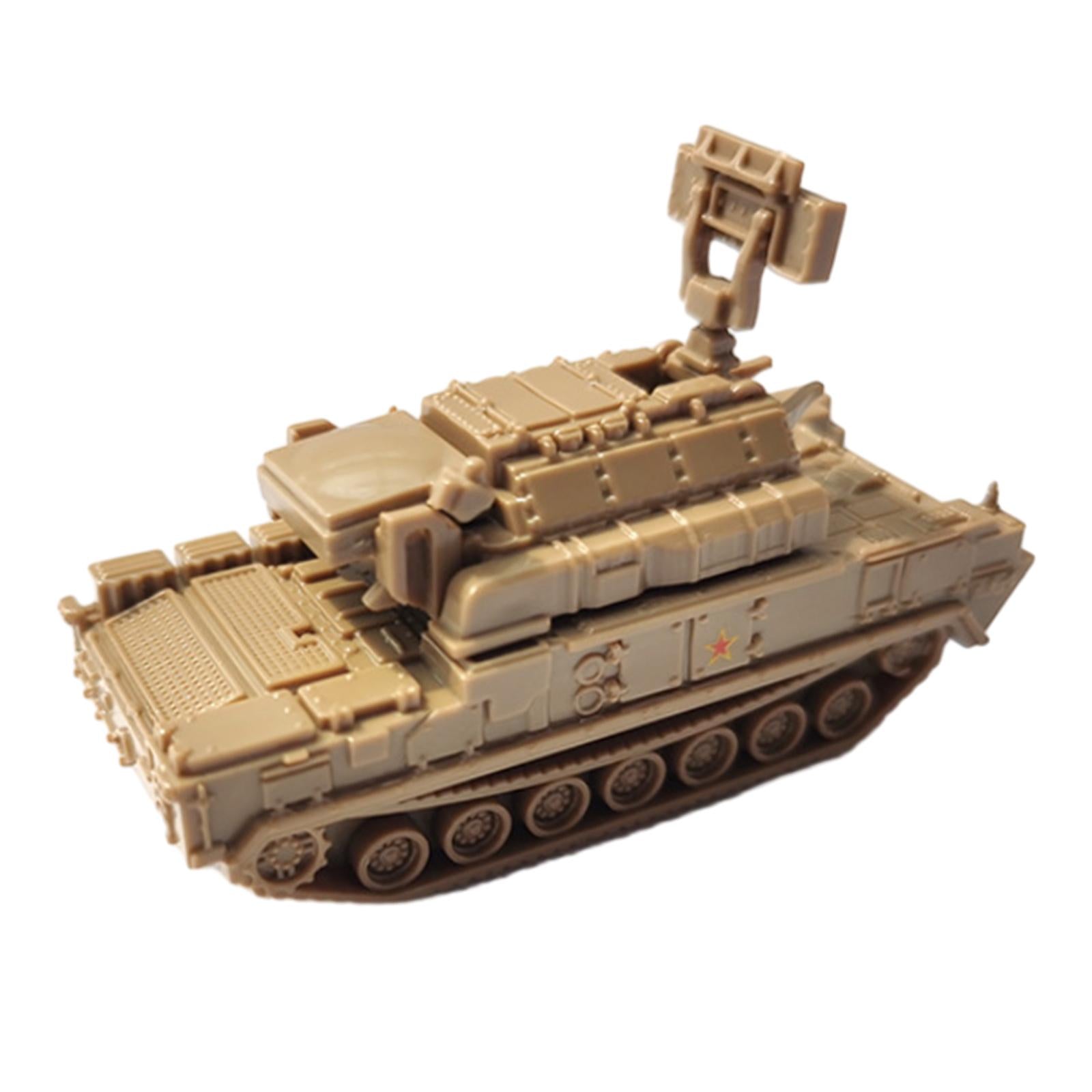 1/144 Scale Building Model Kits 4D Tank Model for Kids Boys Tabletop Decor