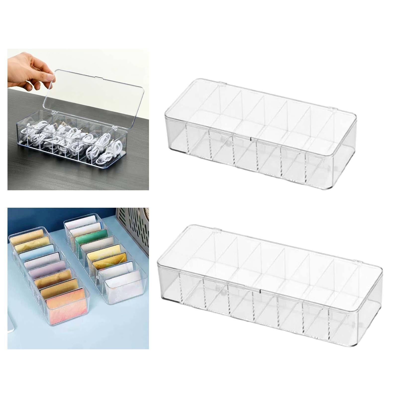 Electronics Organizer Bracelets Mobile Phone Chargers Data Cable Storage Box 7 Grids