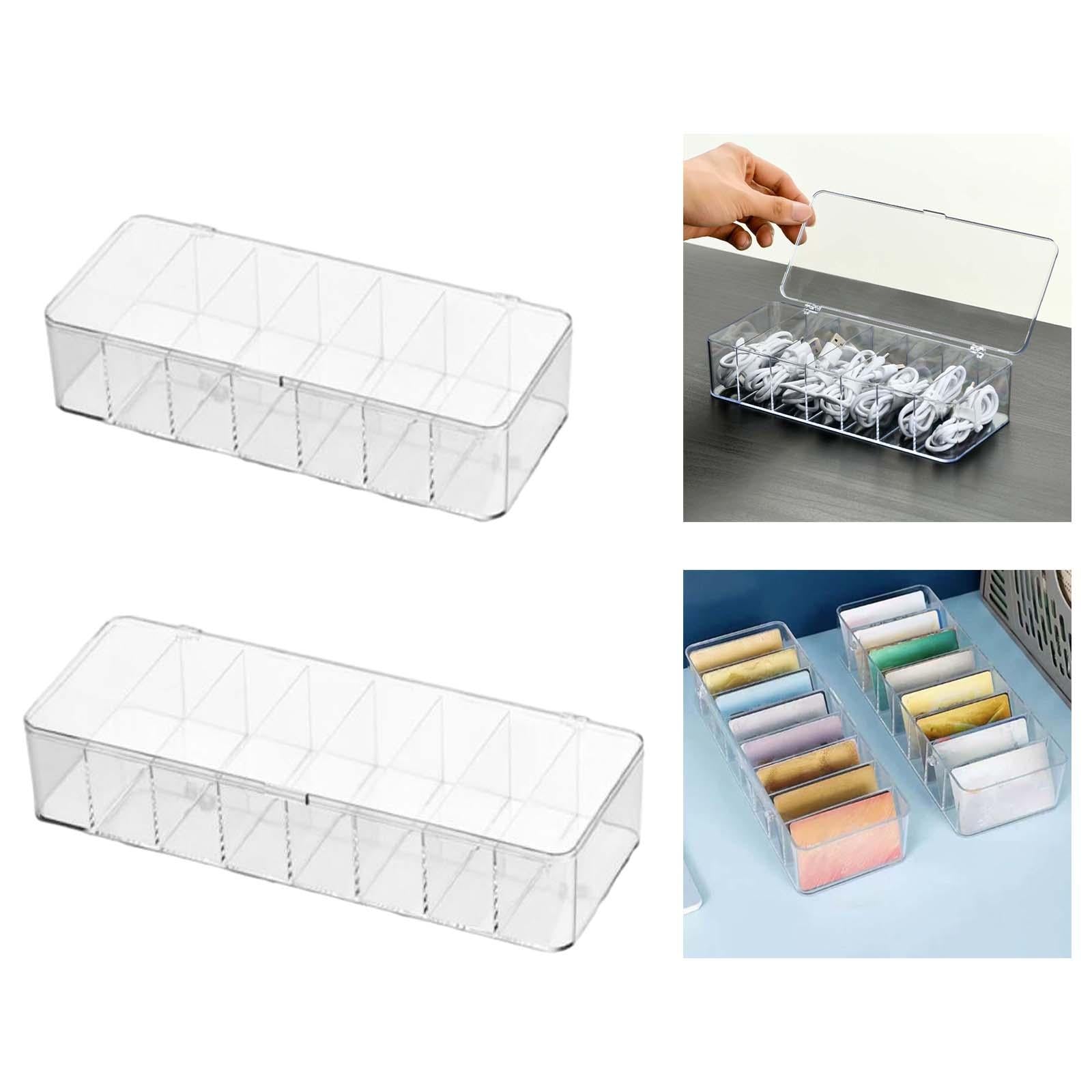 Electronics Organizer Bracelets Mobile Phone Chargers Data Cable Storage Box 7 Grids