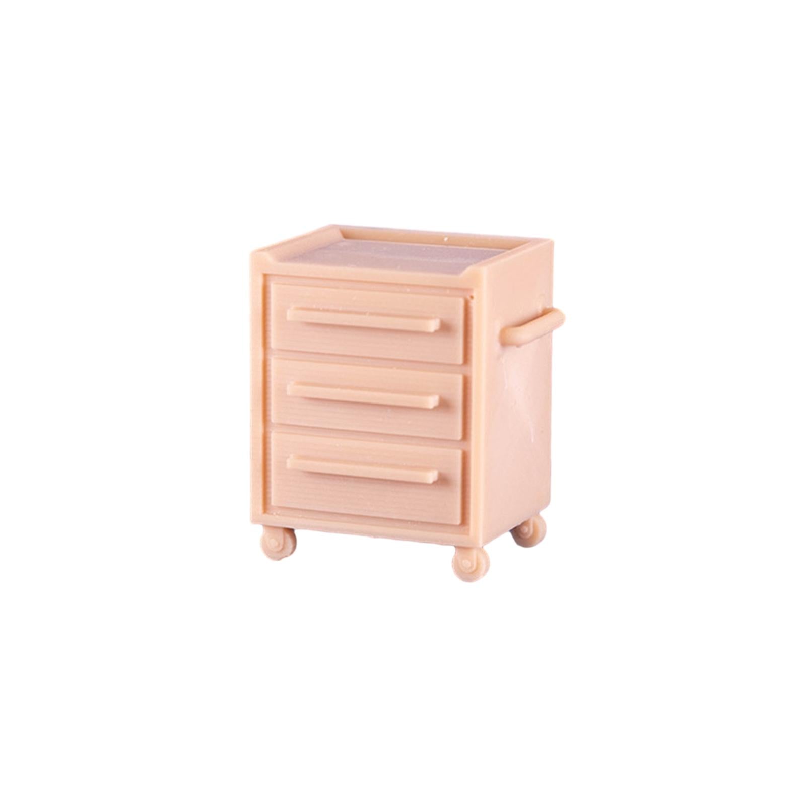 1/64 Cabinet Auto Repair Tool Tiny Model for DIY Sand Table Desktop Ornament Mobile Cabinet