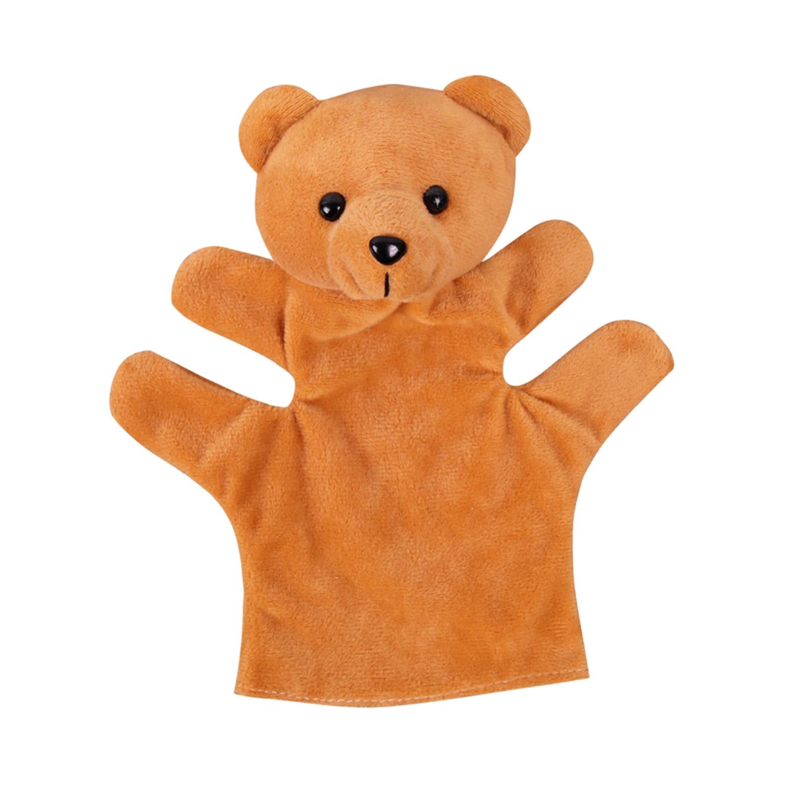 Hand Puppets Plush Make Your Own Puppets Finger Puppets Toy for Storytelling bear