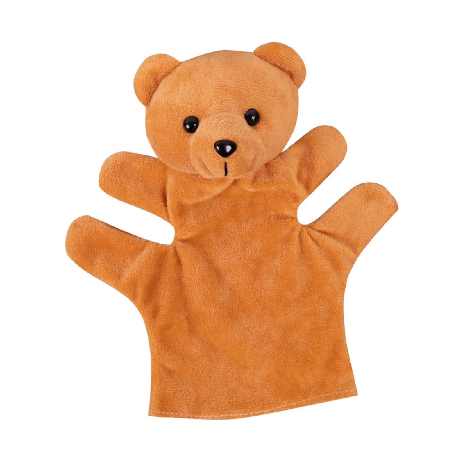 Hand Puppets Plush Make Your Own Puppets Finger Puppets Toy for Storytelling bear