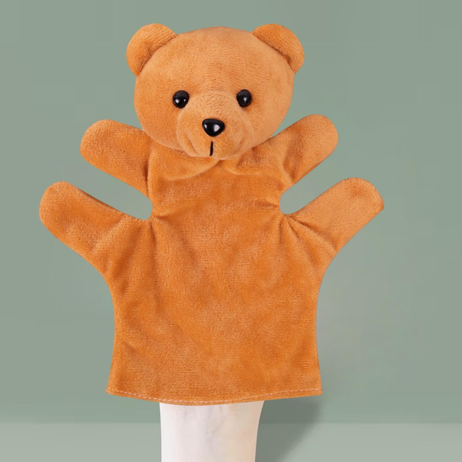 Hand Puppets Plush Make Your Own Puppets Finger Puppets Toy for Storytelling bear