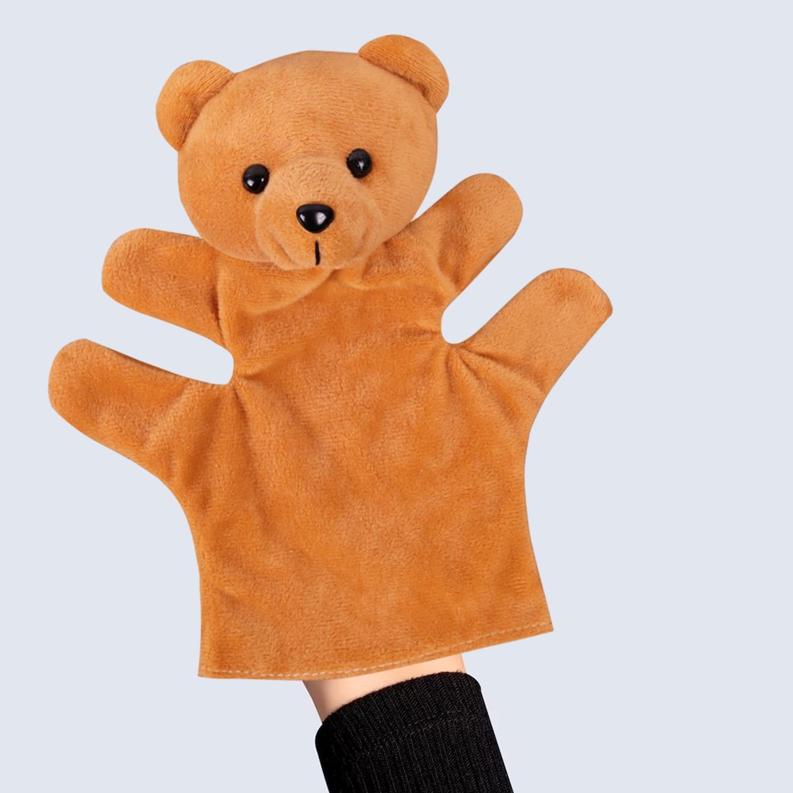 Hand Puppets Plush Make Your Own Puppets Finger Puppets Toy for Storytelling bear