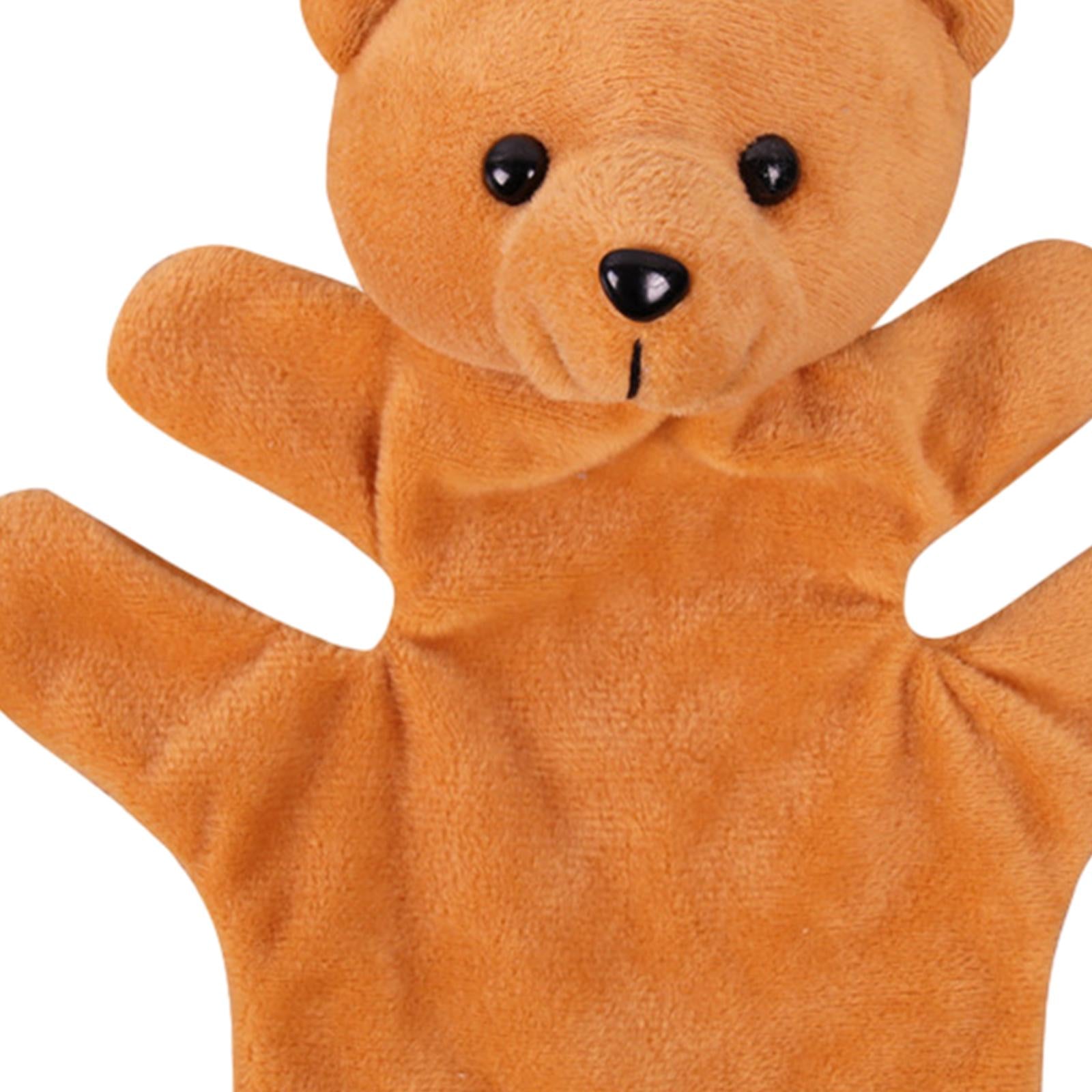 Hand Puppets Plush Make Your Own Puppets Finger Puppets Toy for Storytelling bear