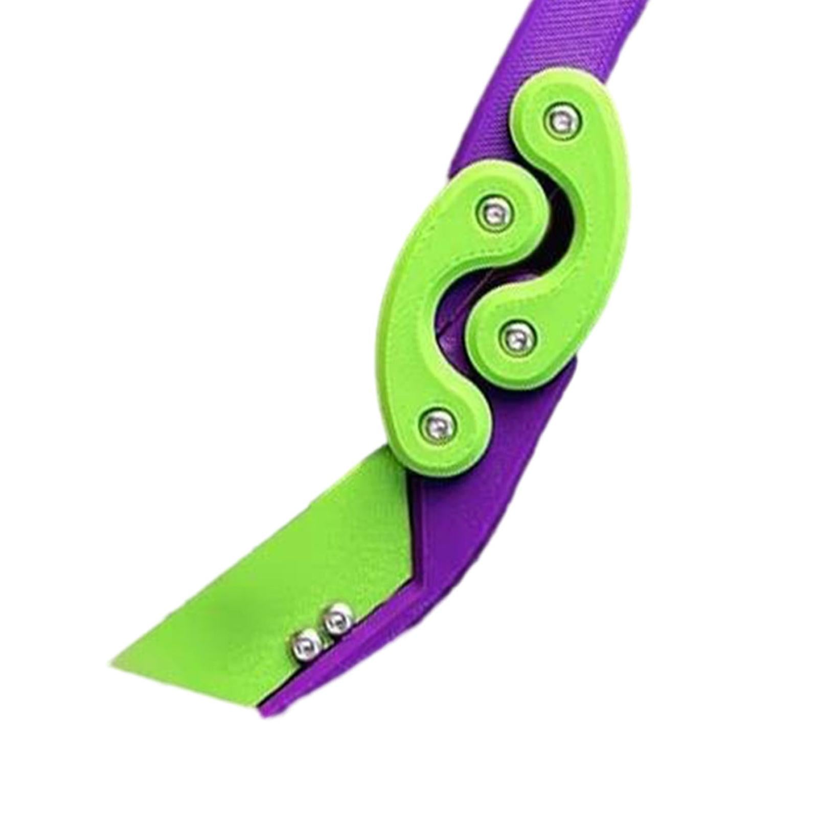3D Printing Fidget Knife Toys Gravity Claw Knife Toy Family Birthday Gifts Green Violet