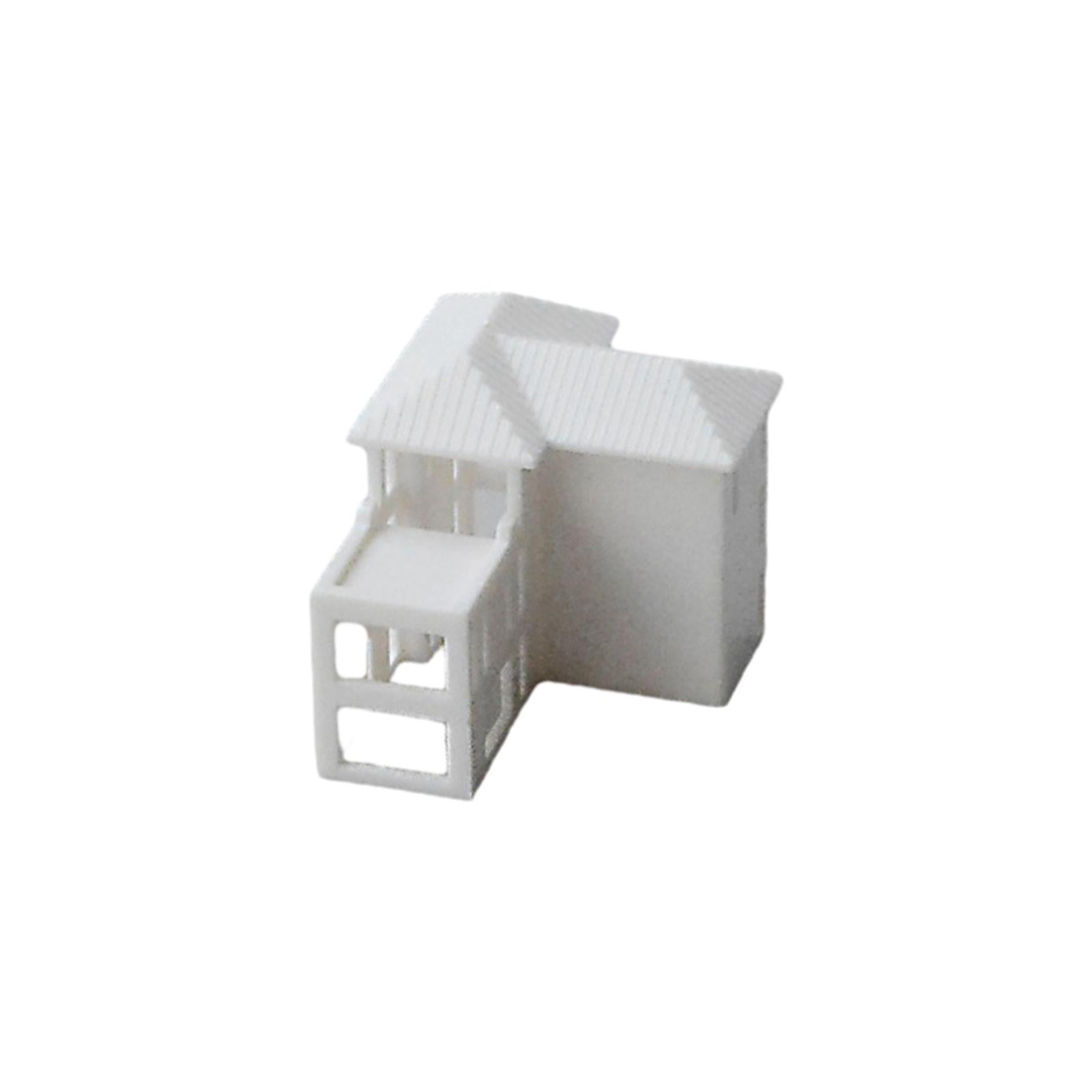 1/500 Construction Building Villa Landscape Model Train Scenery Architecture Style A