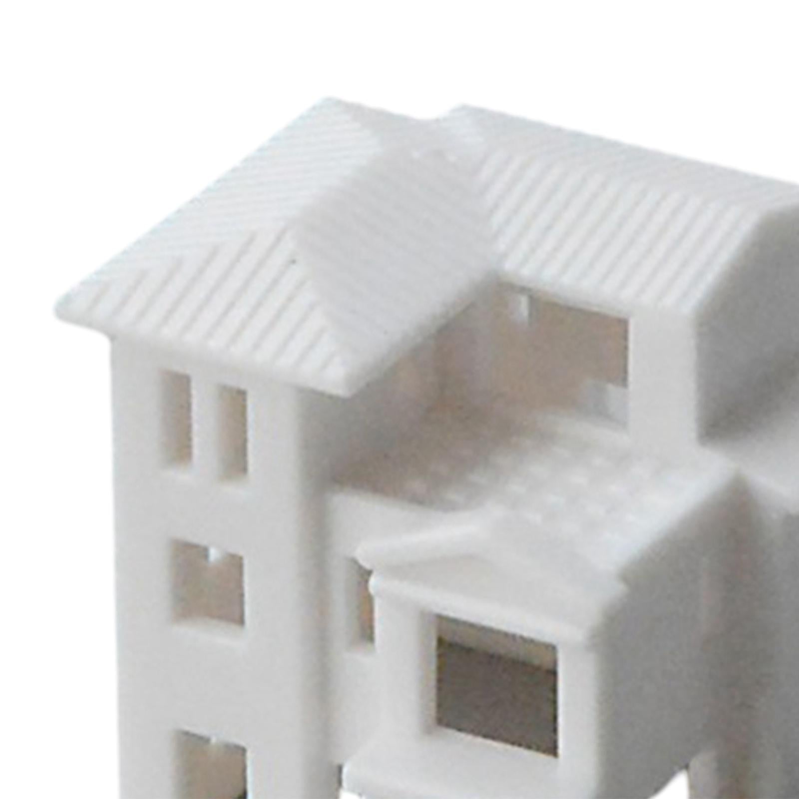 1/500 Construction Building Villa Landscape Model Train Scenery Architecture Style B