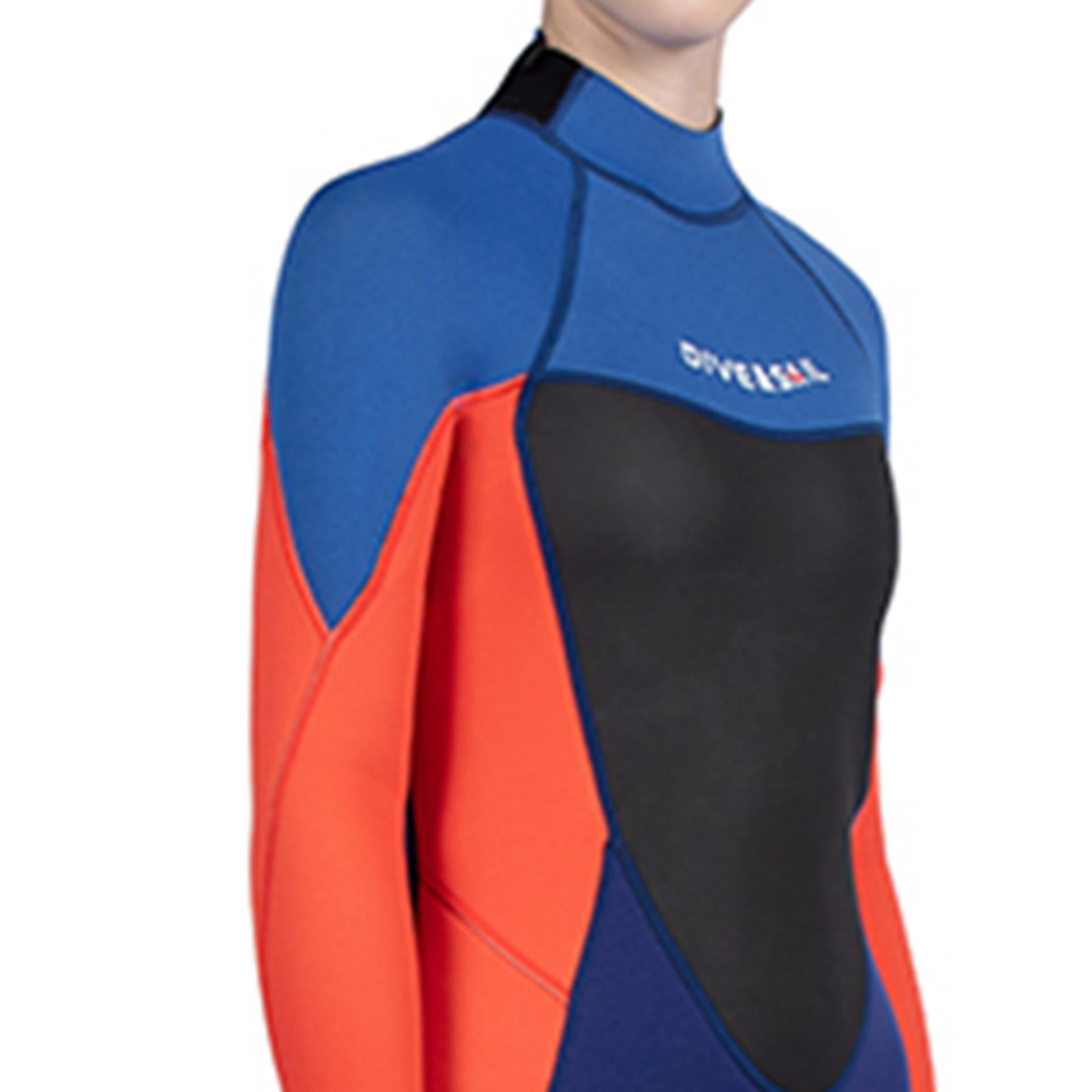 Kids Wetsuit Summer Child Wet Suit for Kayaking Water Parks Scuba Snorkeling S blue