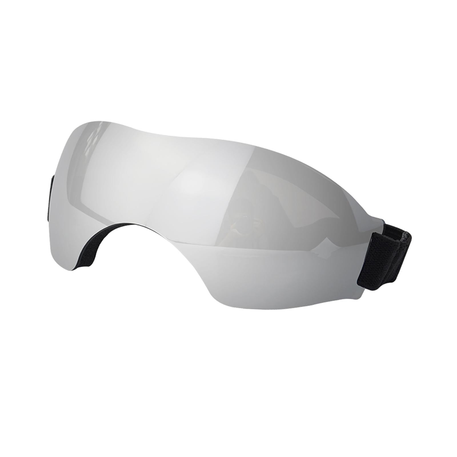 Puppy Glasses Comfortable Eye Wear Pet Glasses for Riding Car Driving Hiking Argent
