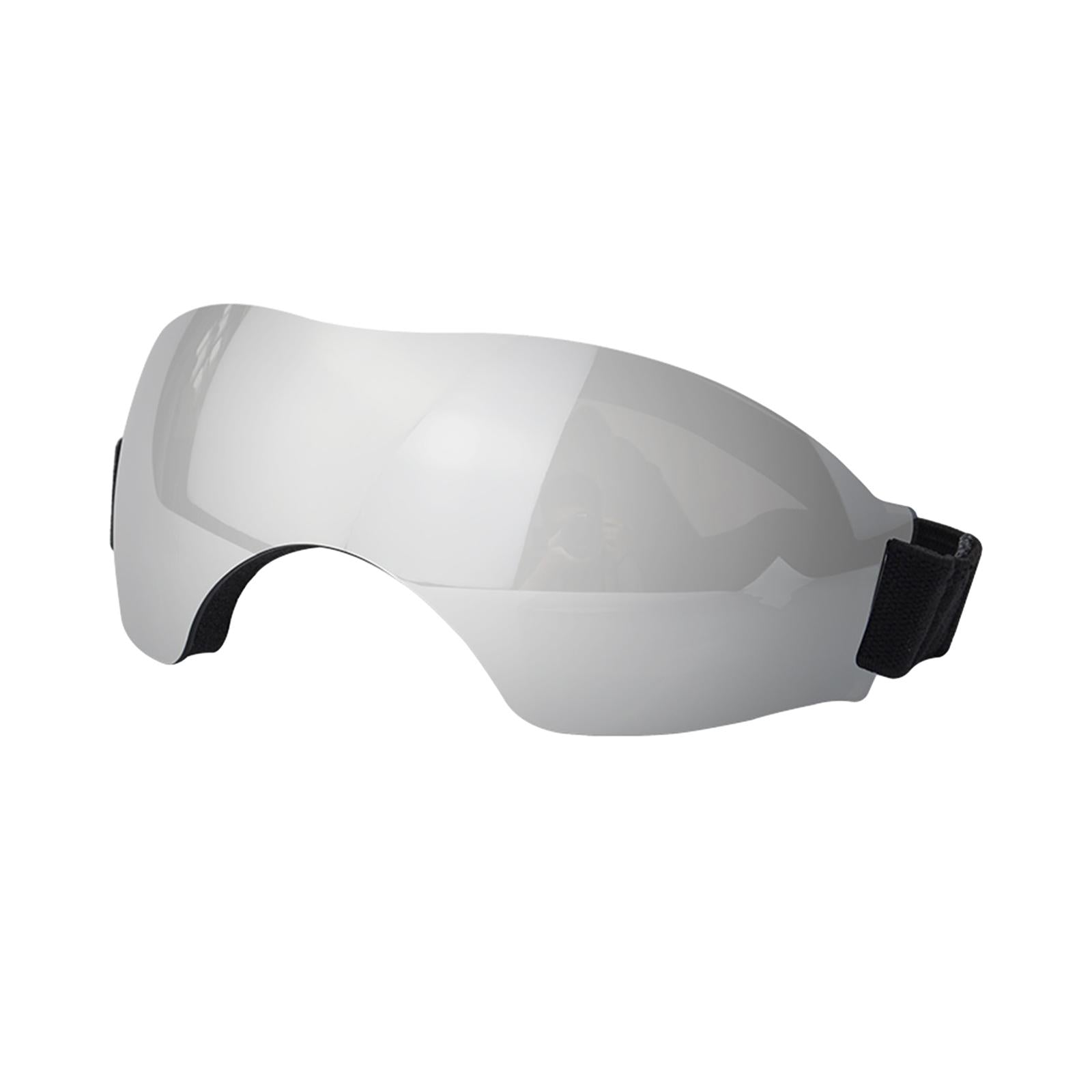 Puppy Glasses Comfortable Eye Wear Pet Glasses for Riding Car Driving Hiking Argent