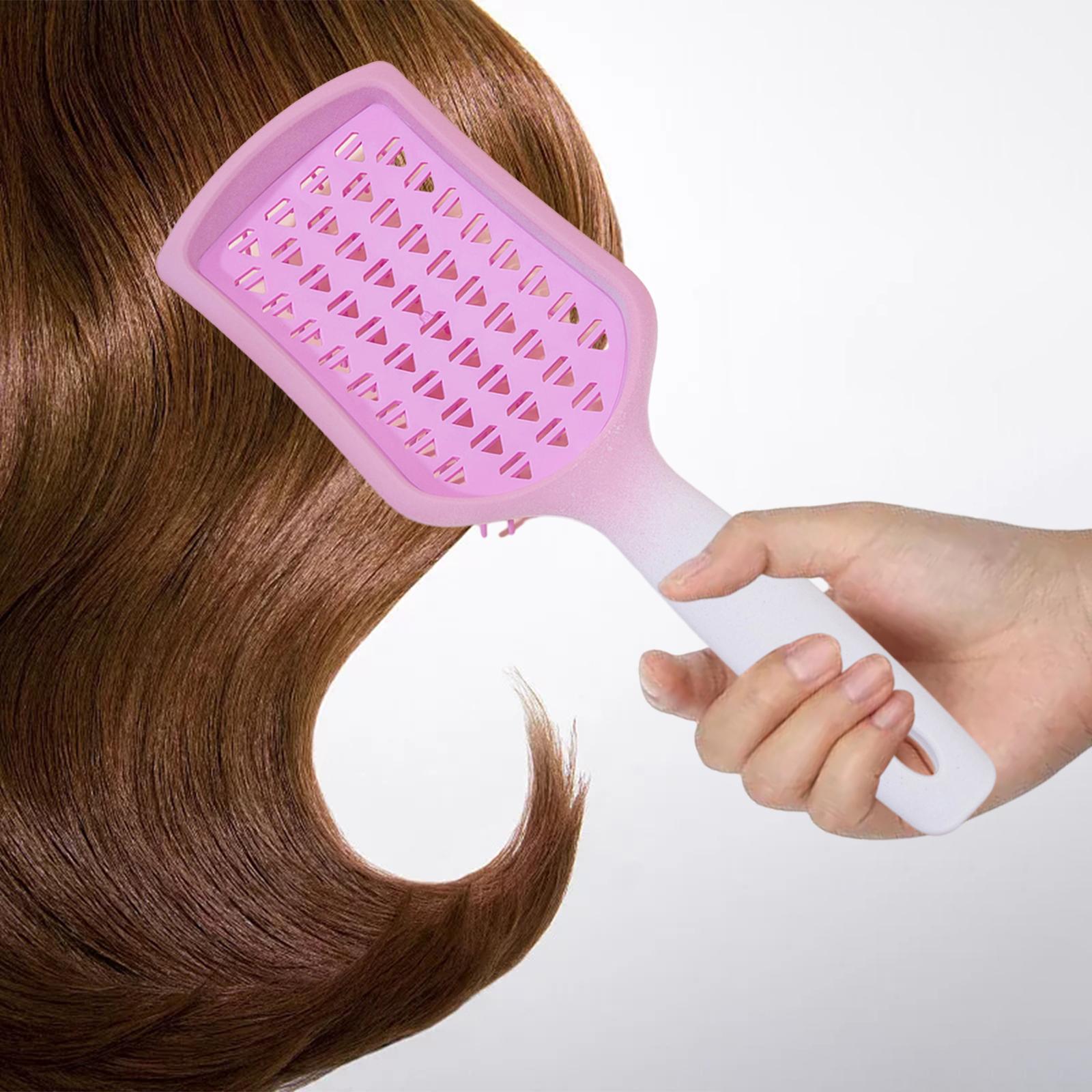 Vent Hair Brush Soft Detangler Brush for All Hair Types Curly Hair Long Hair Violet