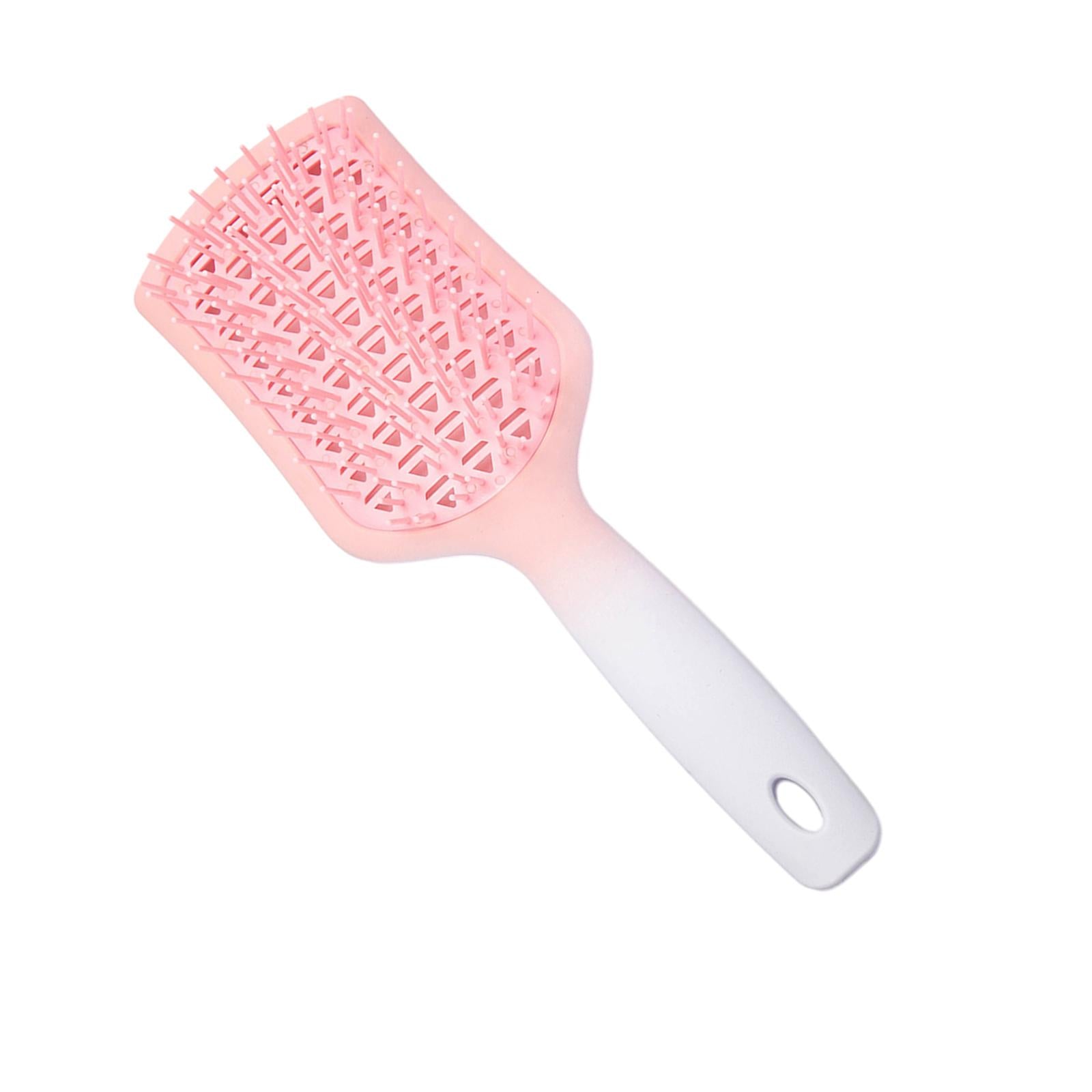 Vent Hair Brush Soft Detangler Brush for All Hair Types Curly Hair Long Hair Pink