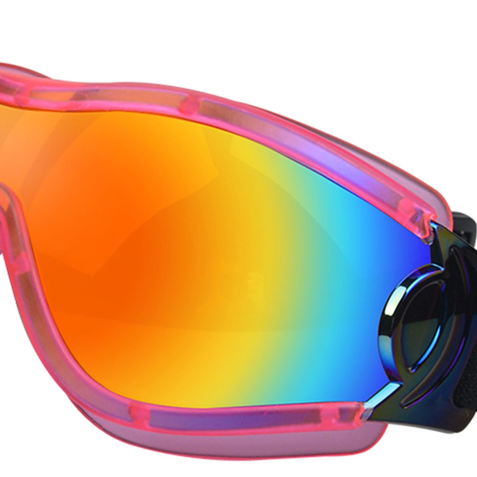 Dog Sunglasses Sun Protection for Medium Dog Windproof Dustproof Dog Goggles pink red
