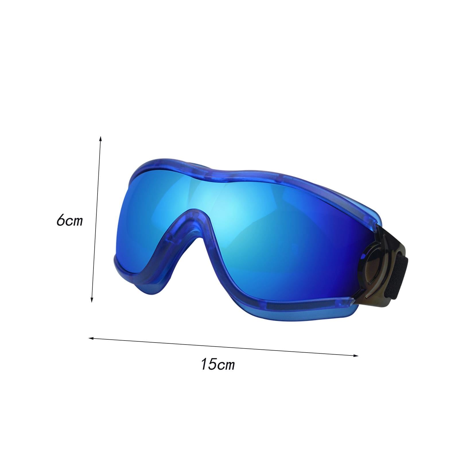 Dog Sunglasses Sun Protection for Medium Dog Windproof Dustproof Dog Goggles blue frame blue