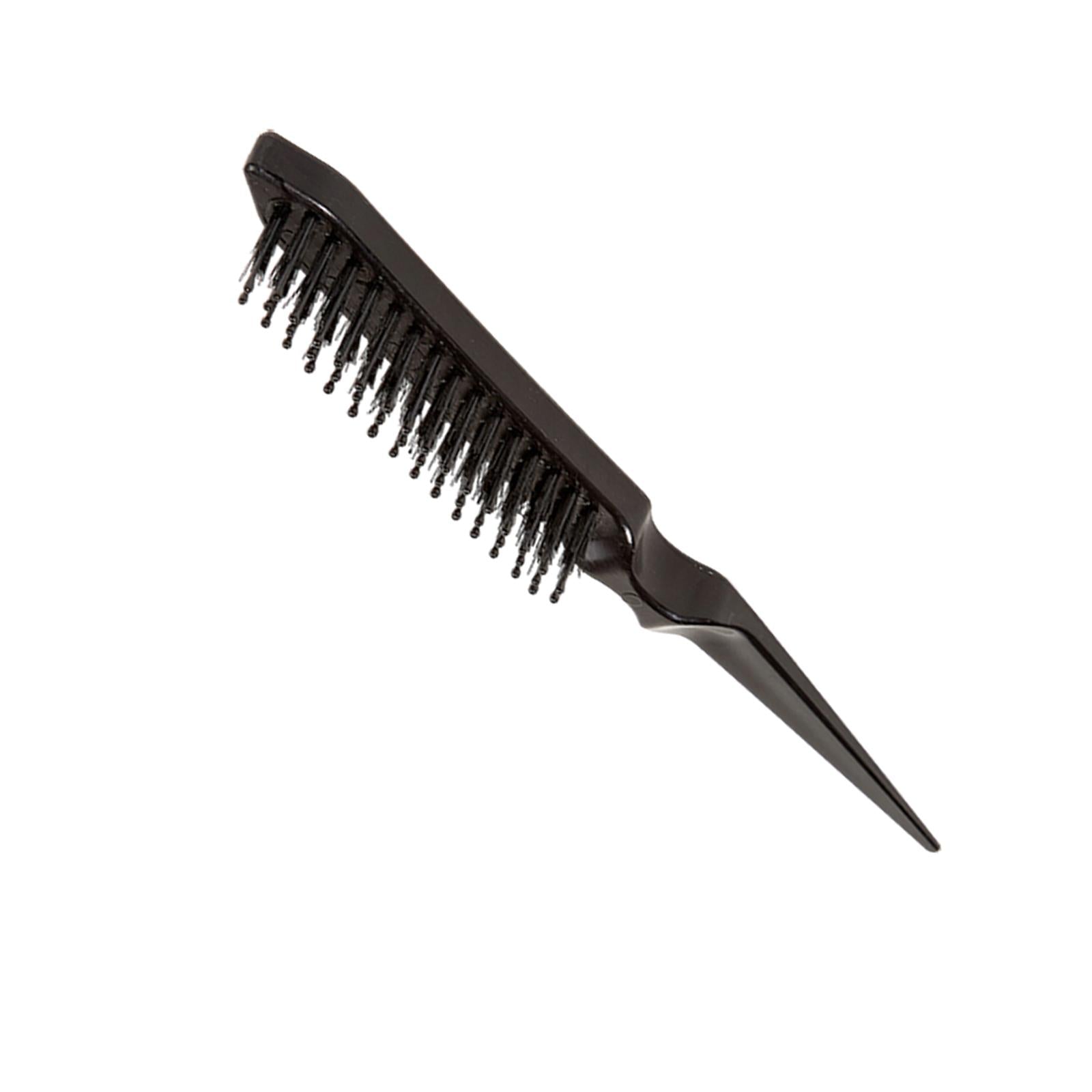 Teasing Hair Brush Hair Stylist Tool for Creating Volume Smoothing Hair Care black