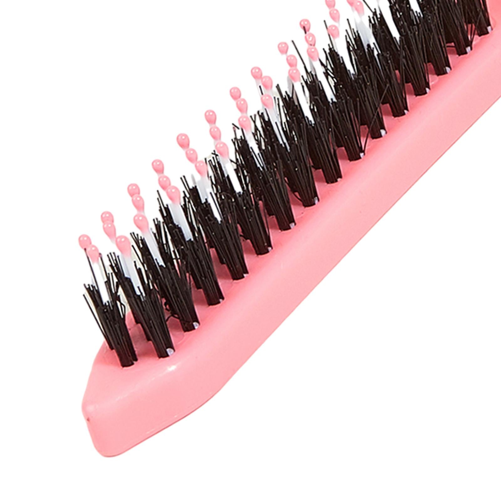 Teasing Hair Brush Hair Stylist Tool for Creating Volume Smoothing Hair Care pink