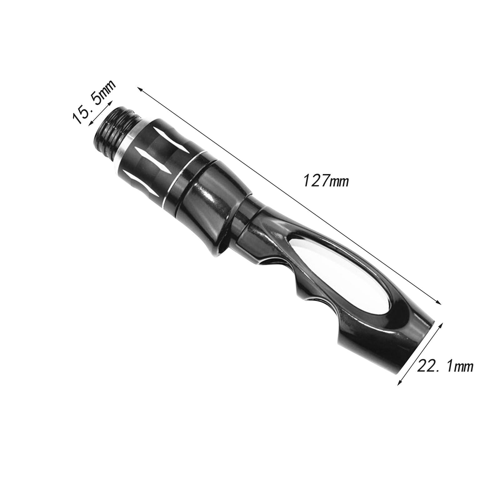 Fishing Rod Reel Seat Lightweight Parts Compact Portable Metal Durable Grips 12.7cm Length