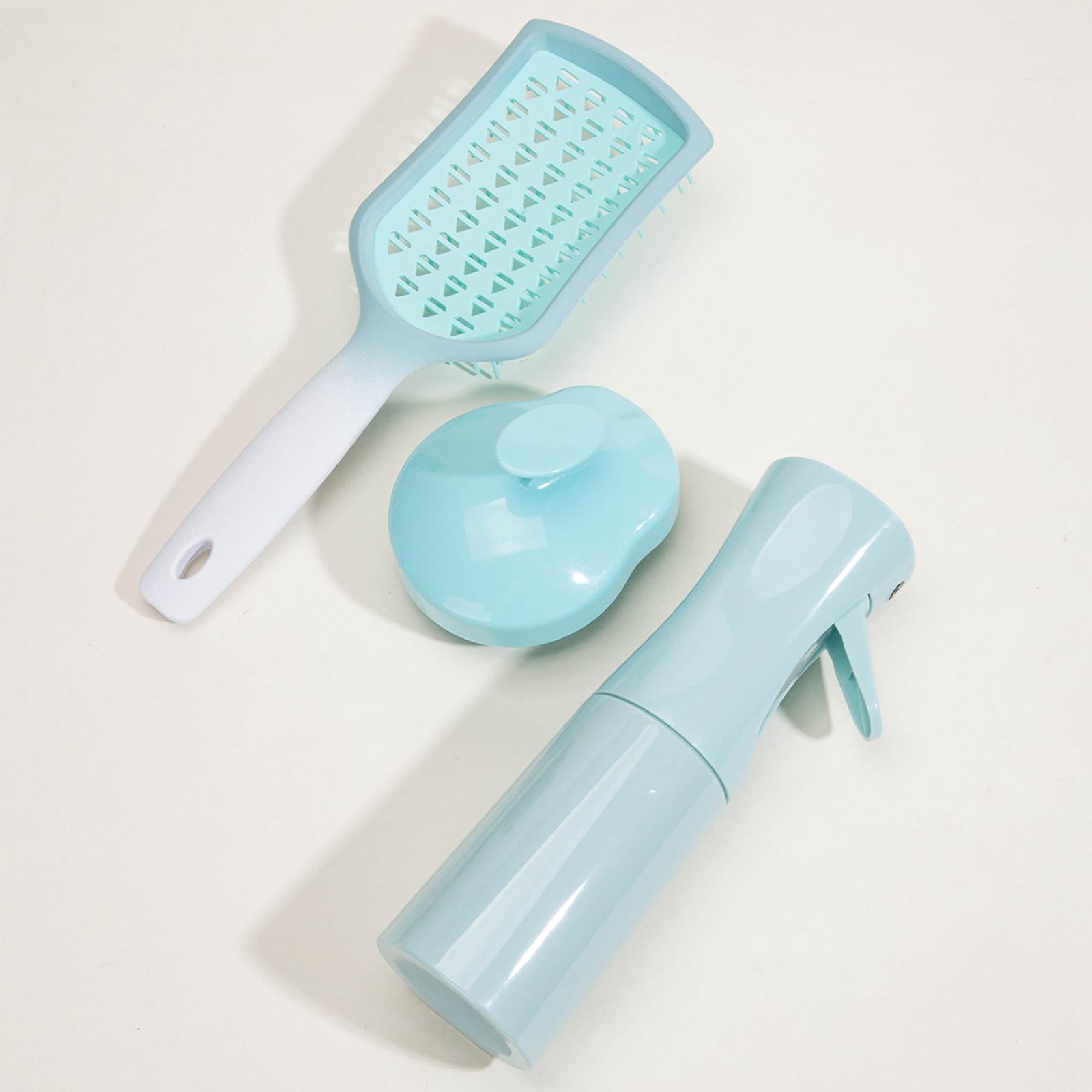 3x Hair Brush Set for Curly Hair Antitangle Wet and Dry Hair Detangler Brush