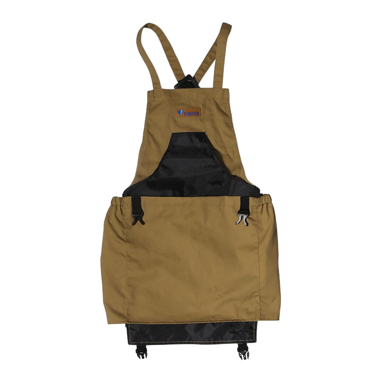 Garden Apron Tool Adjustable Straps Harvest Pouch for Garage Outdoor Orchard