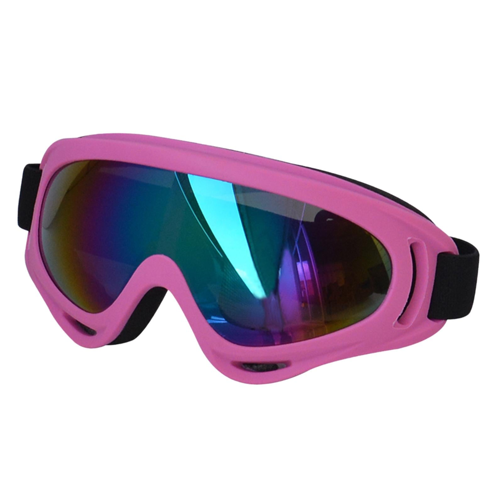 Dog Glasses with Adjustable Strap Windproof Sun Glasses Eye Wear Pet Glasses Pink