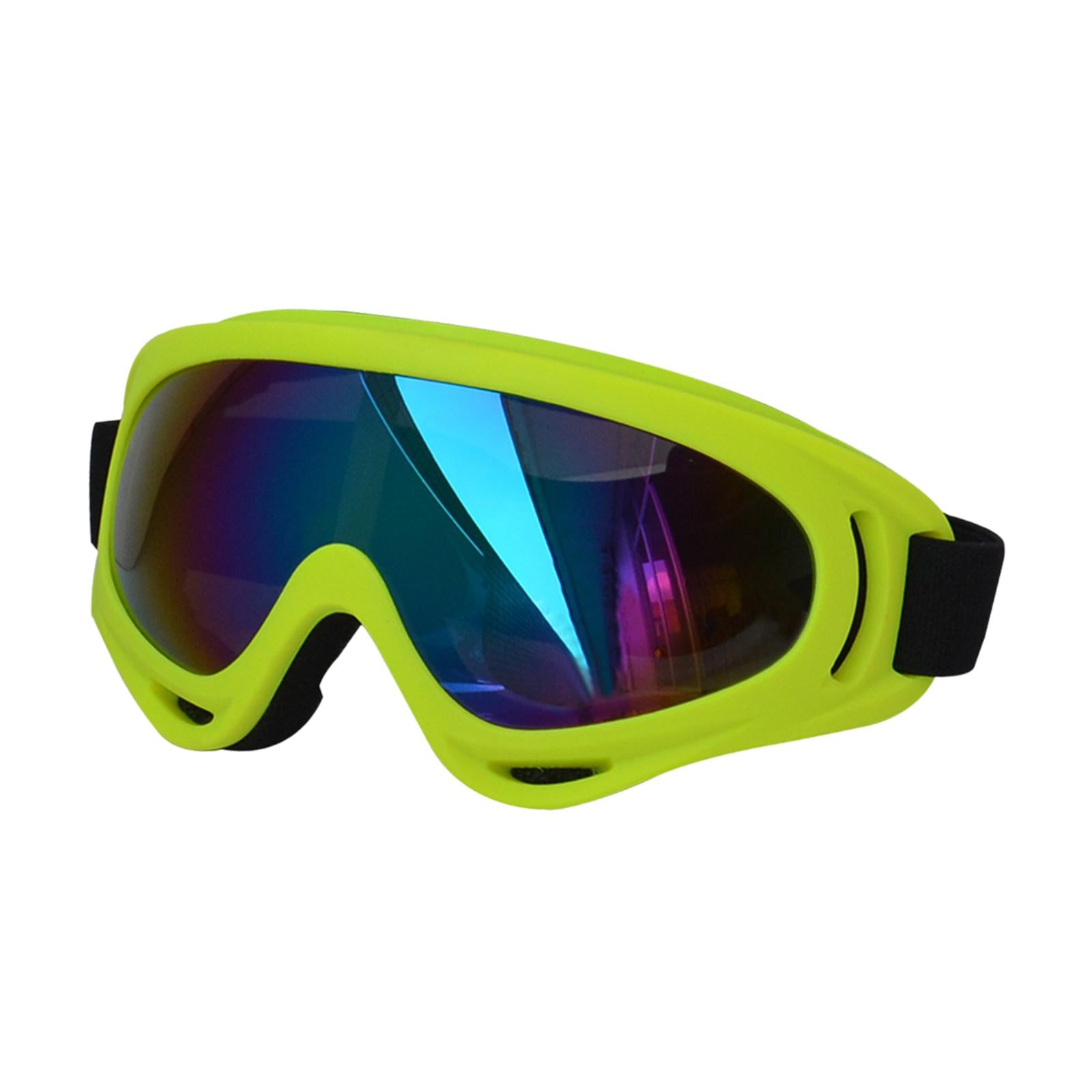 Dog Glasses with Adjustable Strap Windproof Sun Glasses Eye Wear Pet Glasses Yellow