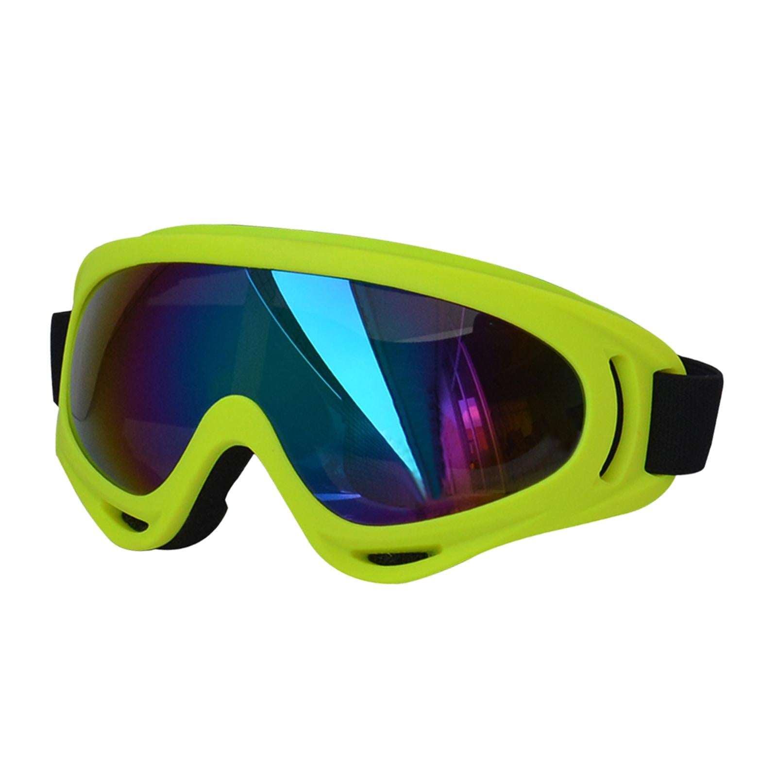 Dog Glasses with Adjustable Strap Windproof Sun Glasses Eye Wear Pet Glasses Yellow
