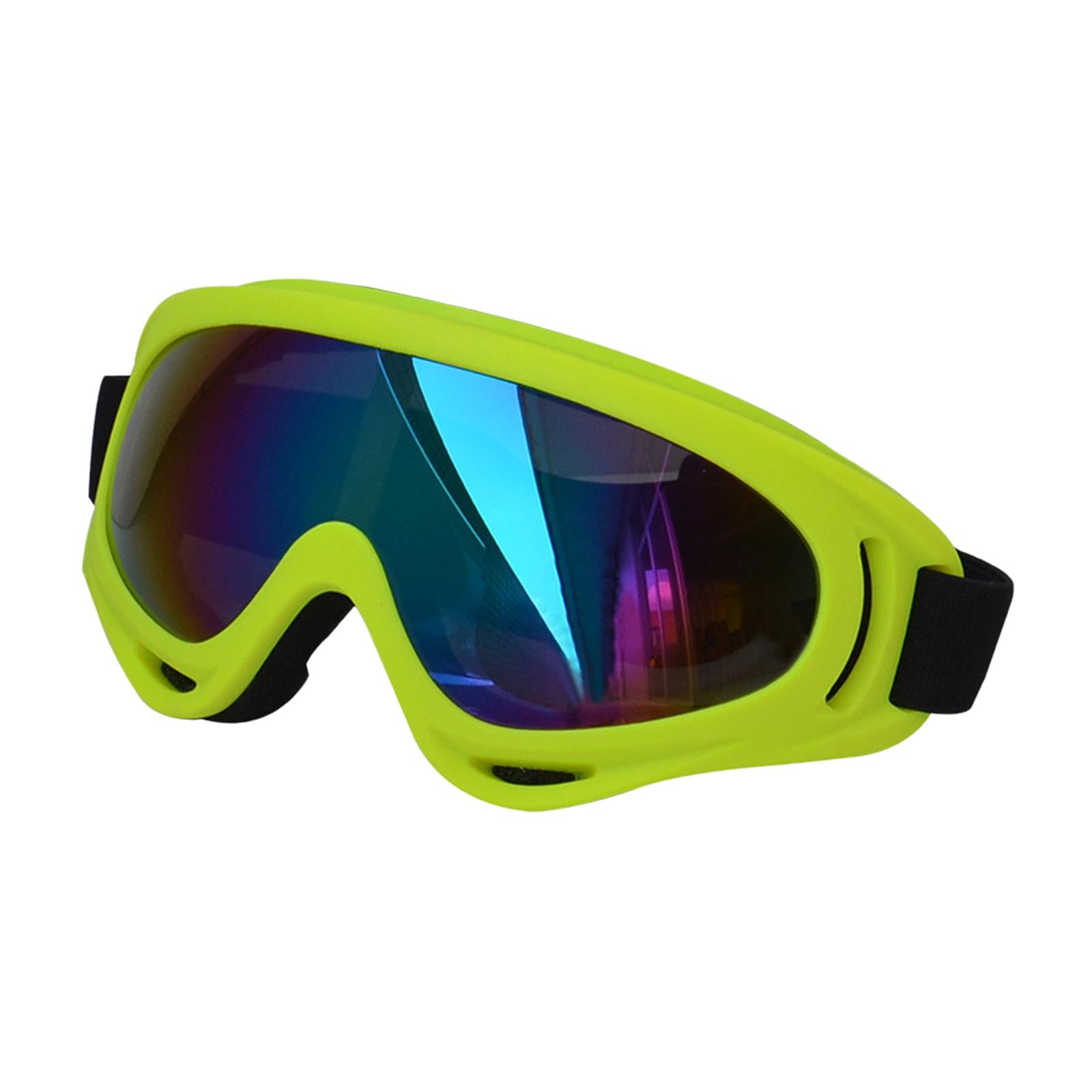 Dog Glasses with Adjustable Strap Windproof Sun Glasses Eye Wear Pet Glasses Yellow