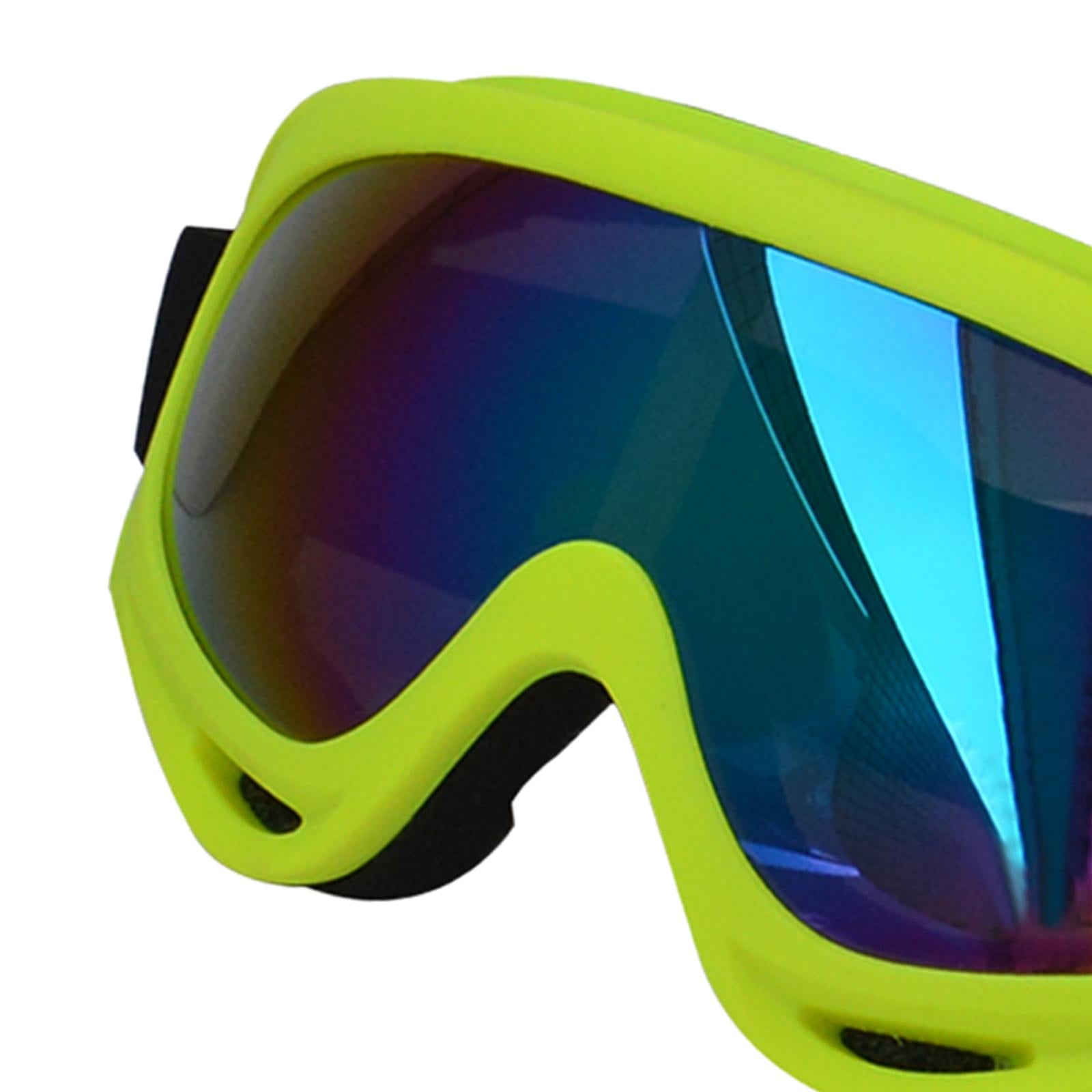 Dog Glasses with Adjustable Strap Windproof Sun Glasses Eye Wear Pet Glasses Yellow