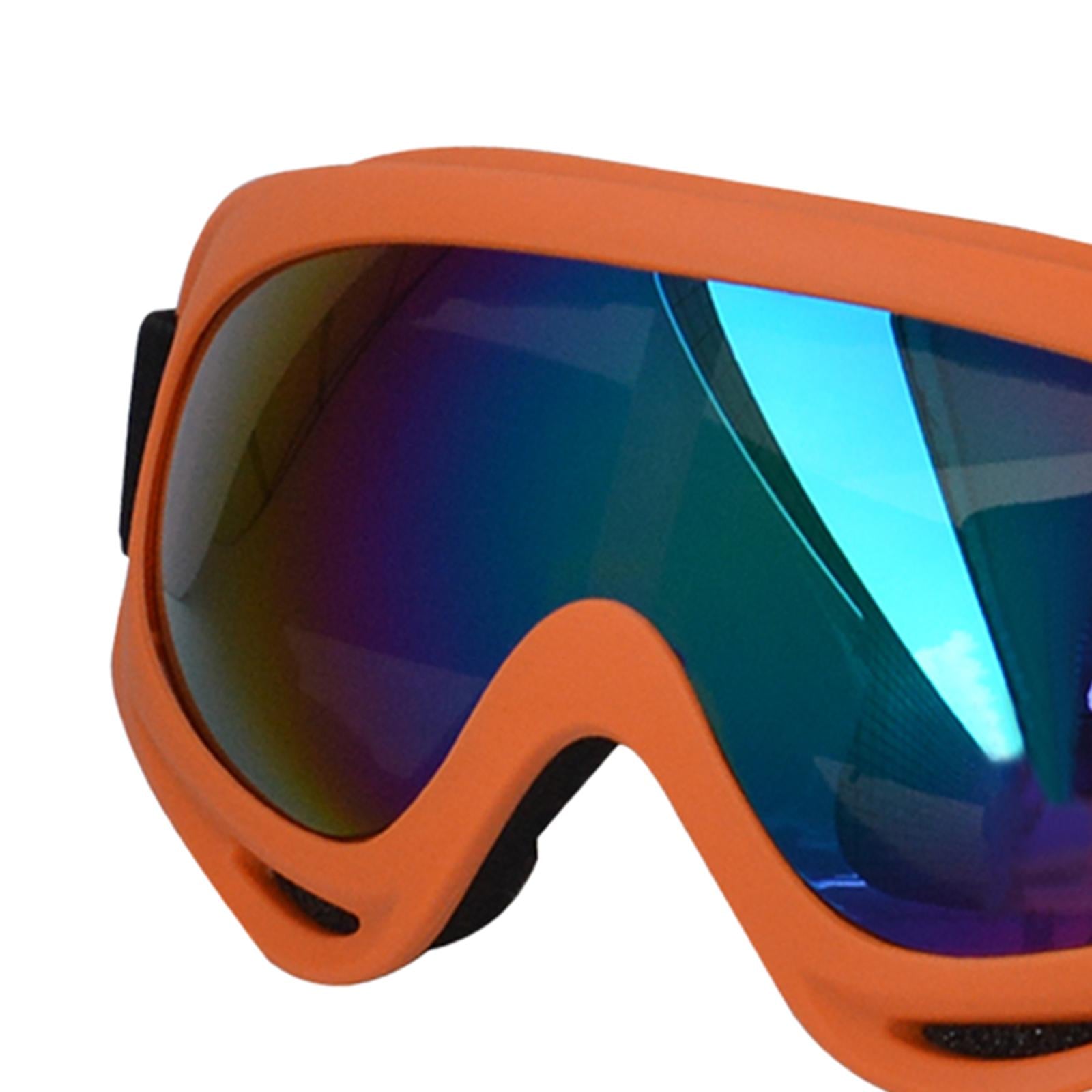 Dog Glasses with Adjustable Strap Windproof Sun Glasses Eye Wear Pet Glasses Orange