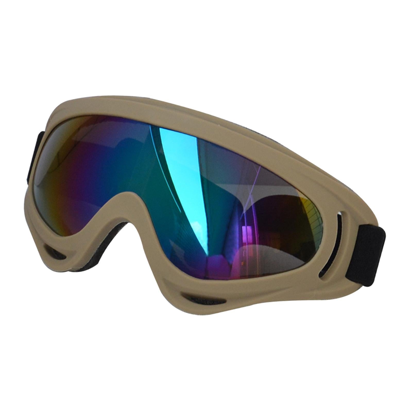 Dog Glasses with Adjustable Strap Windproof Sun Glasses Eye Wear Pet Glasses Khaki