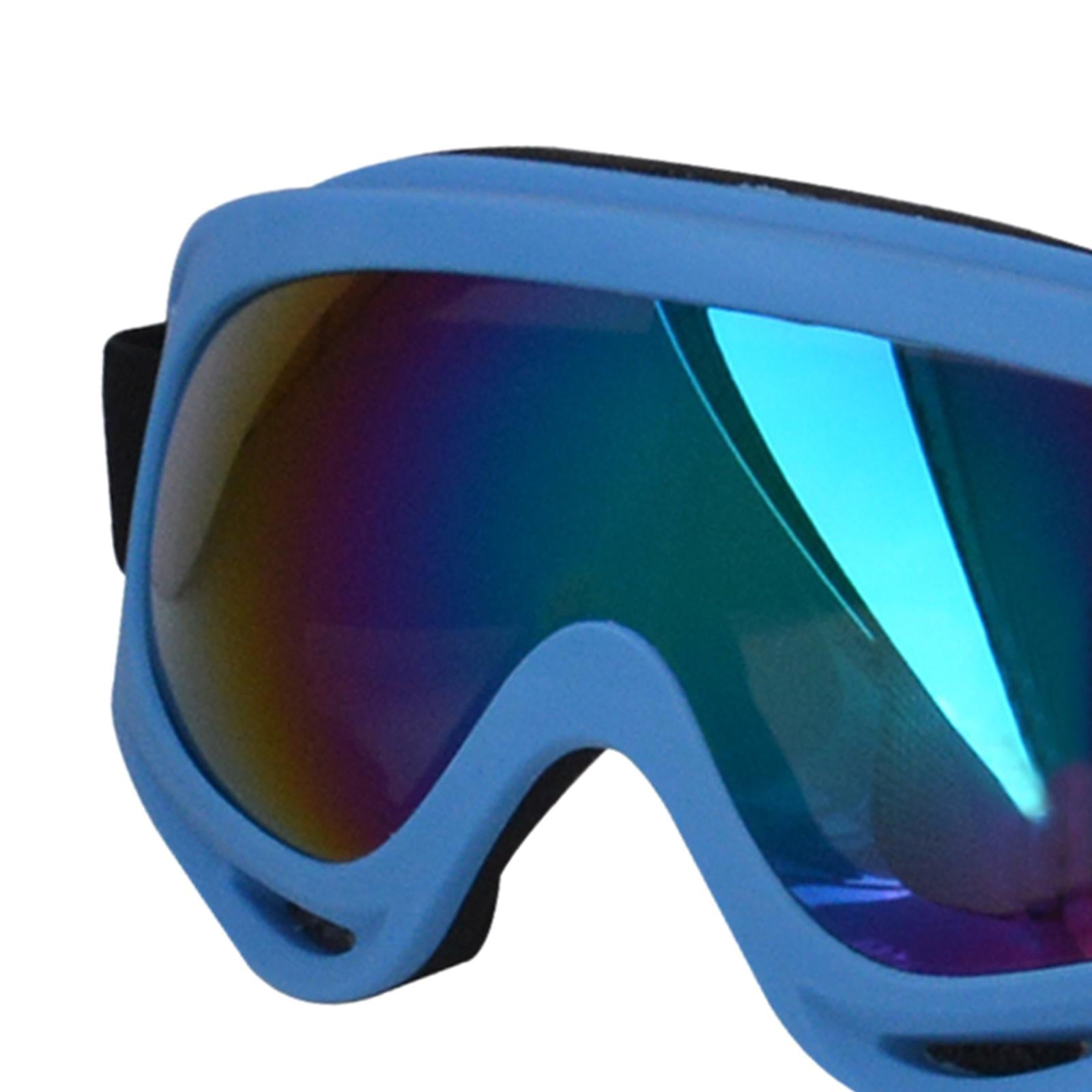 Dog Glasses with Adjustable Strap Windproof Sun Glasses Eye Wear Pet Glasses Light Blue