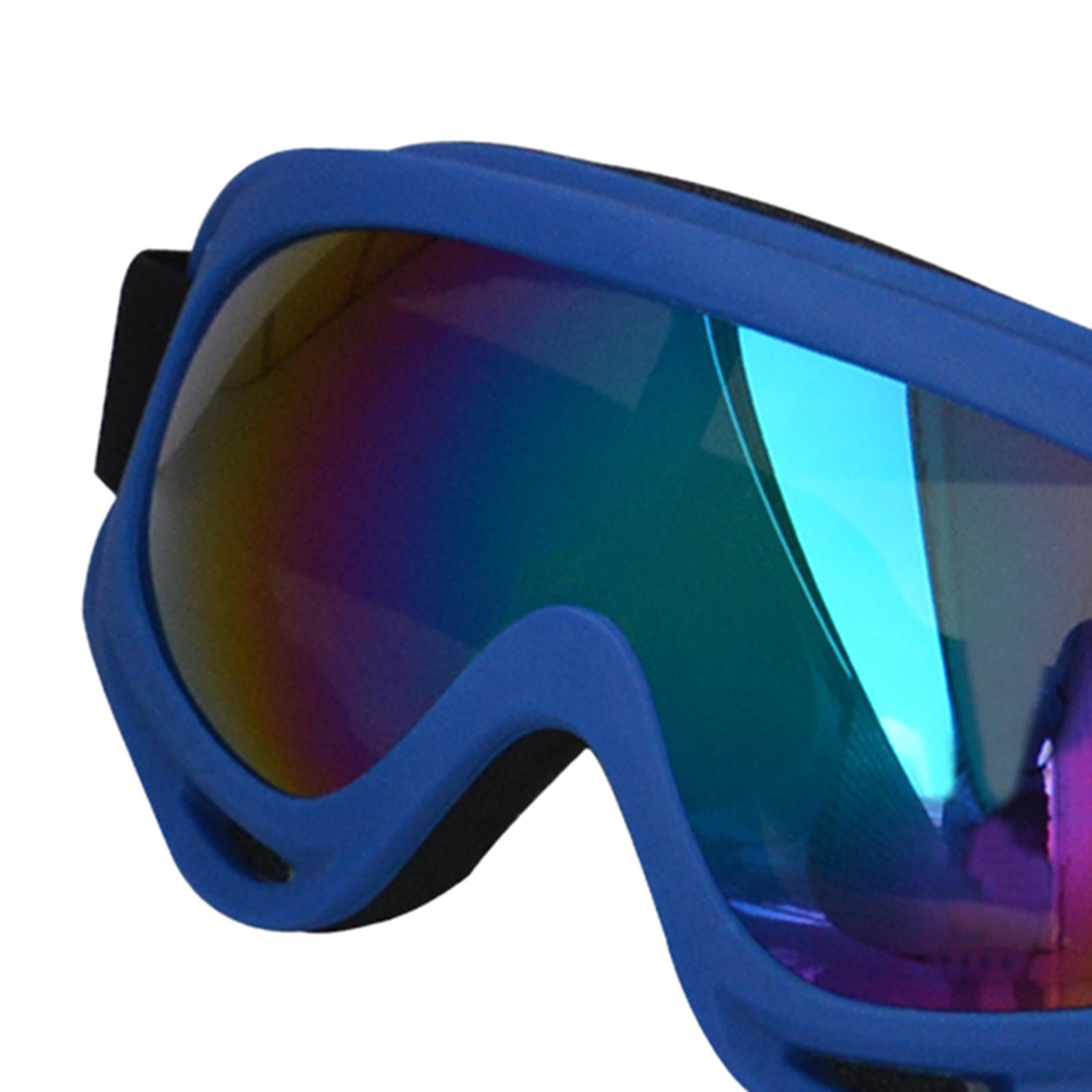 Dog Glasses with Adjustable Strap Windproof Sun Glasses Eye Wear Pet Glasses Deep Blue