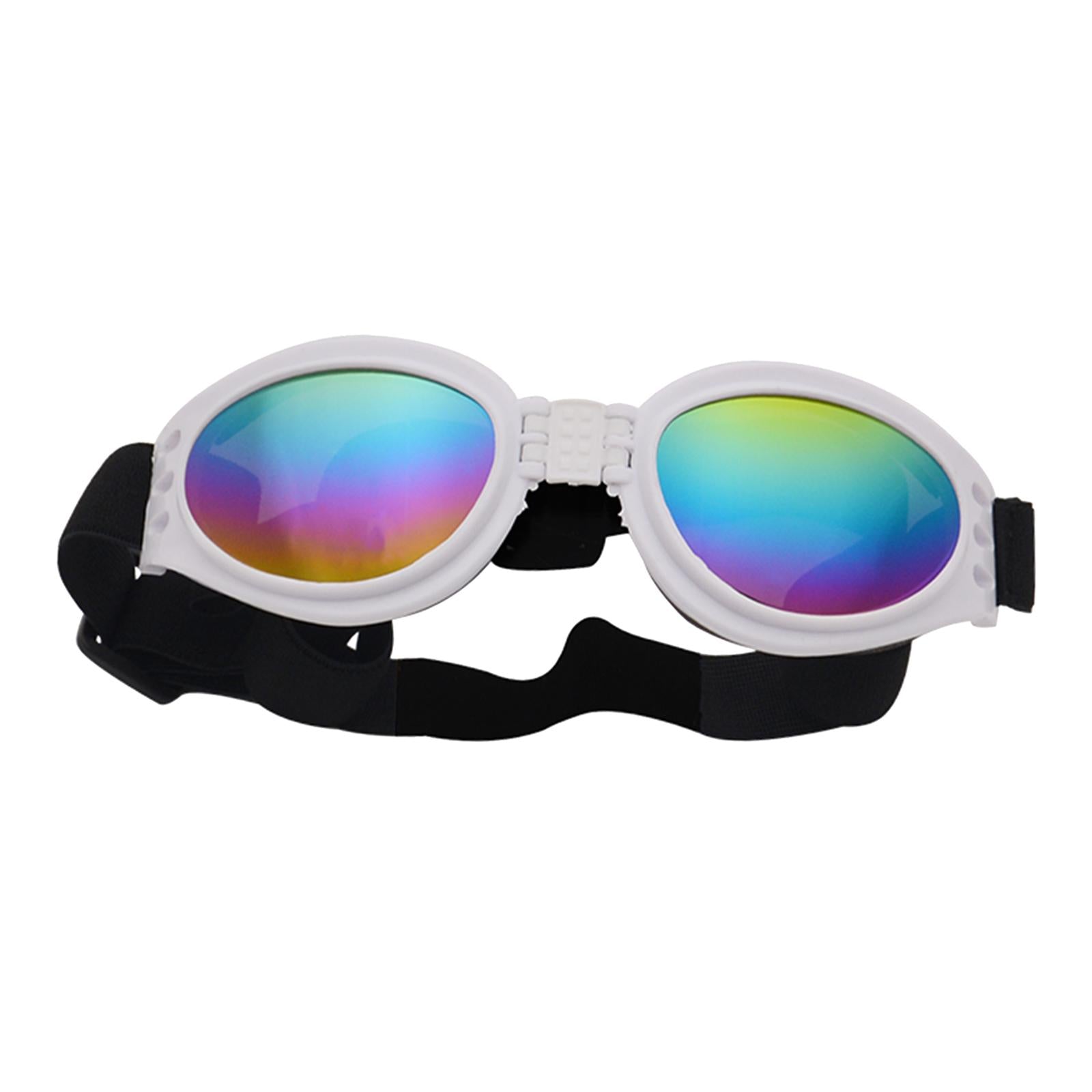 Dog Glasses Photo Props Lightweight Eyewear for Indoor Outdoor Party Walking White