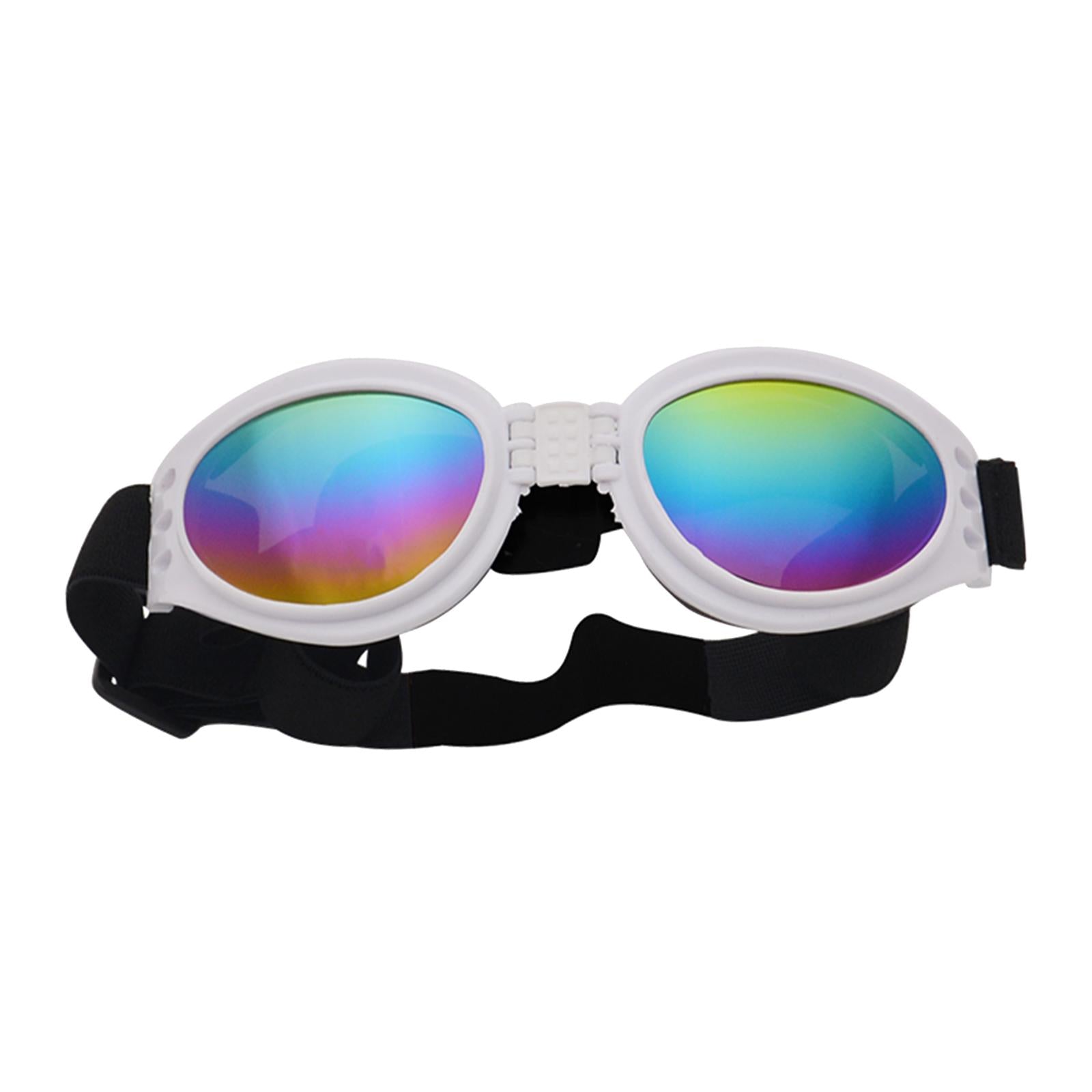 Dog Glasses Photo Props Lightweight Eyewear for Indoor Outdoor Party Walking White