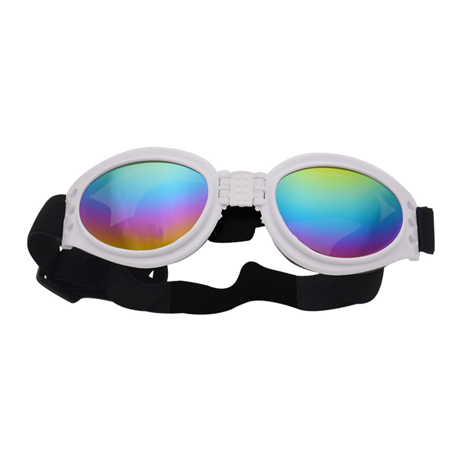 Dog Glasses Photo Props Lightweight Eyewear for Indoor Outdoor Party Walking White